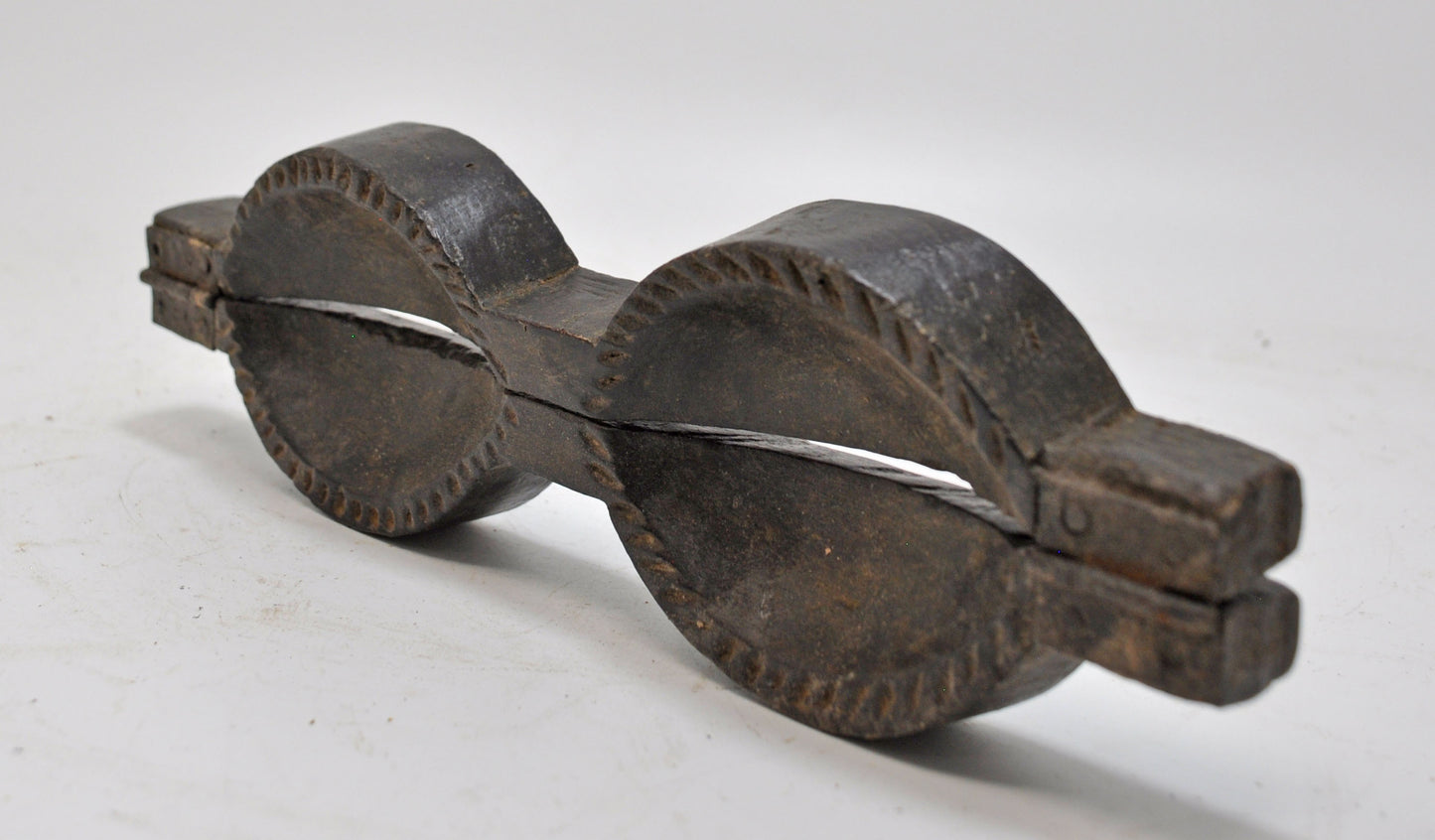 Antique Wooden Kitchenware Sweet Mould Original Old Hand Carved