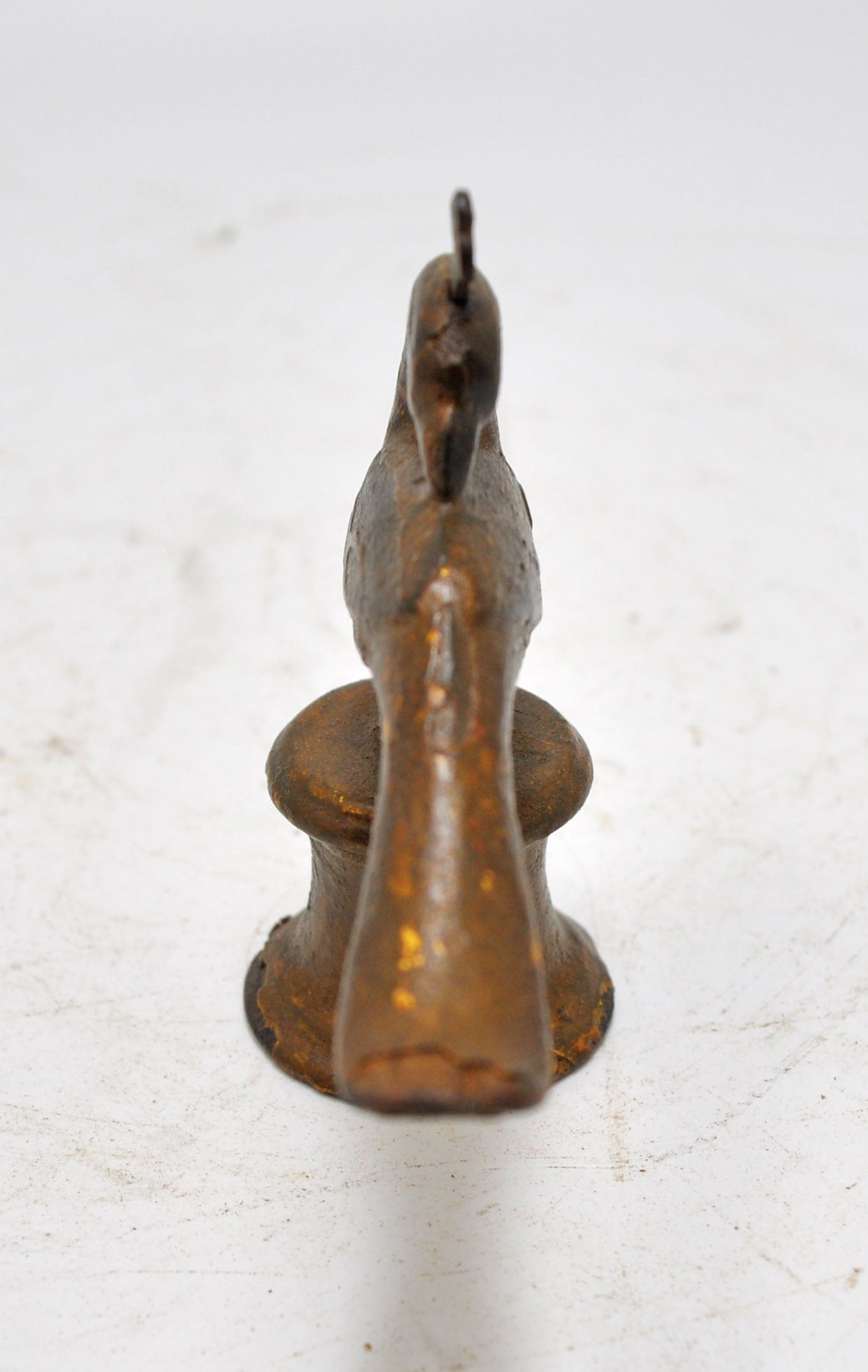 Antique Wooden Peacock Figurine Original Old Very Fine Hand Carved