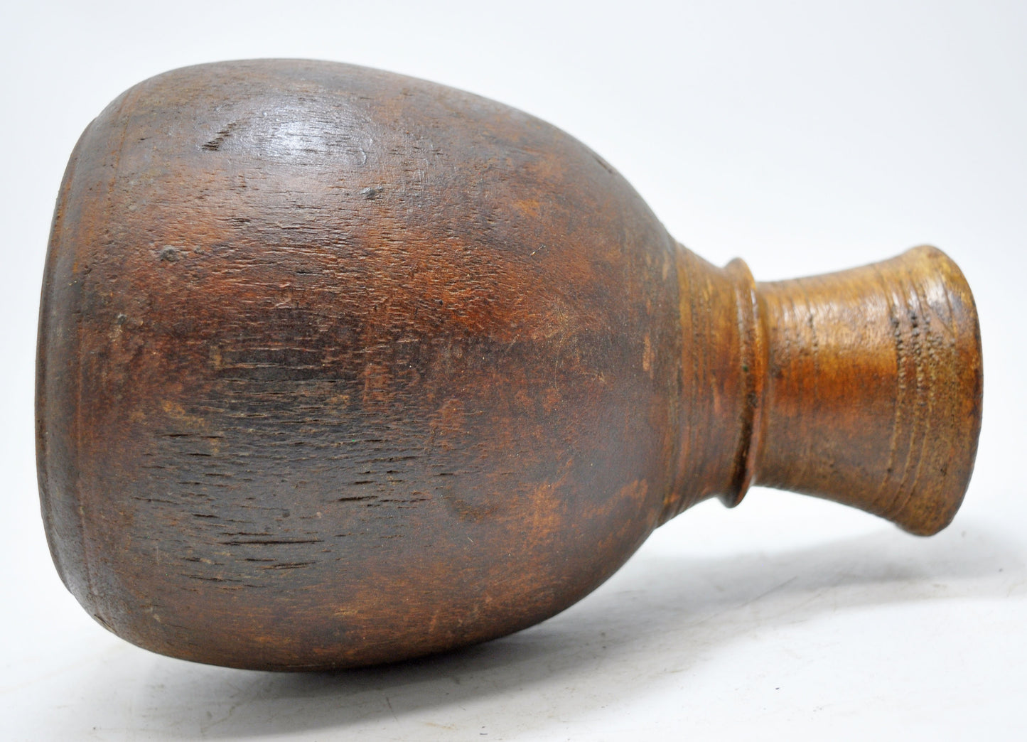 Antique Wooden Himalayan Water Pot Original Old Hand Crafted
