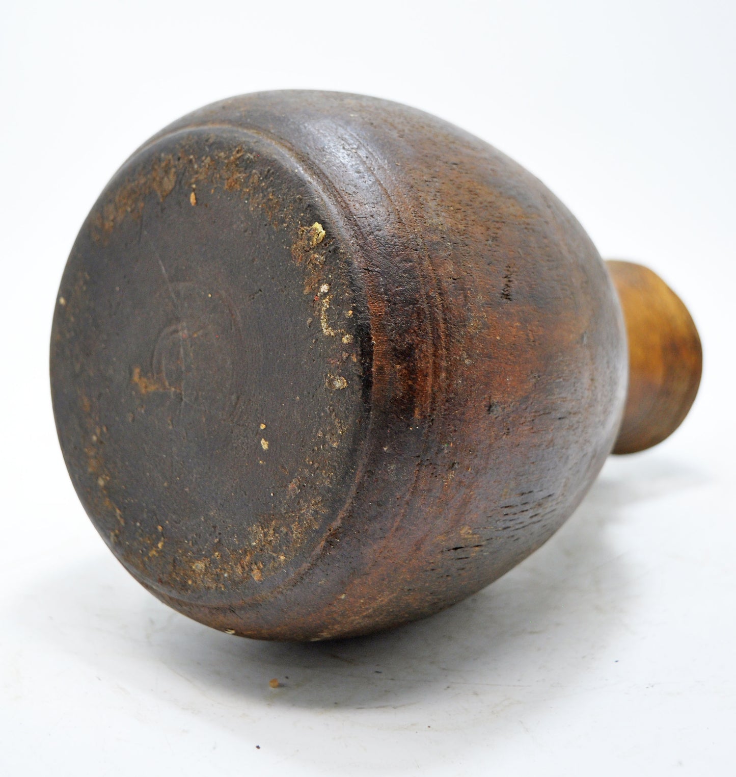 Antique Wooden Himalayan Water Pot Original Old Hand Crafted