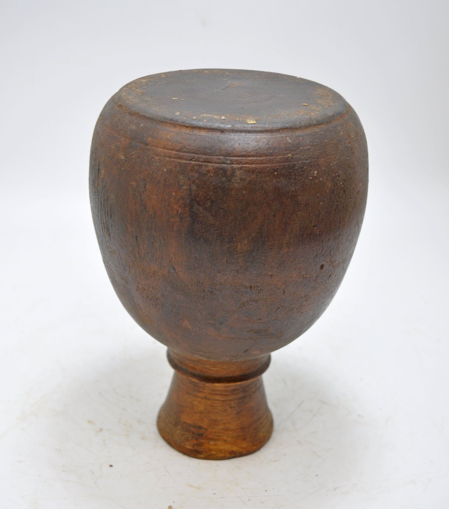 Antique Wooden Himalayan Water Pot Original Old Hand Crafted