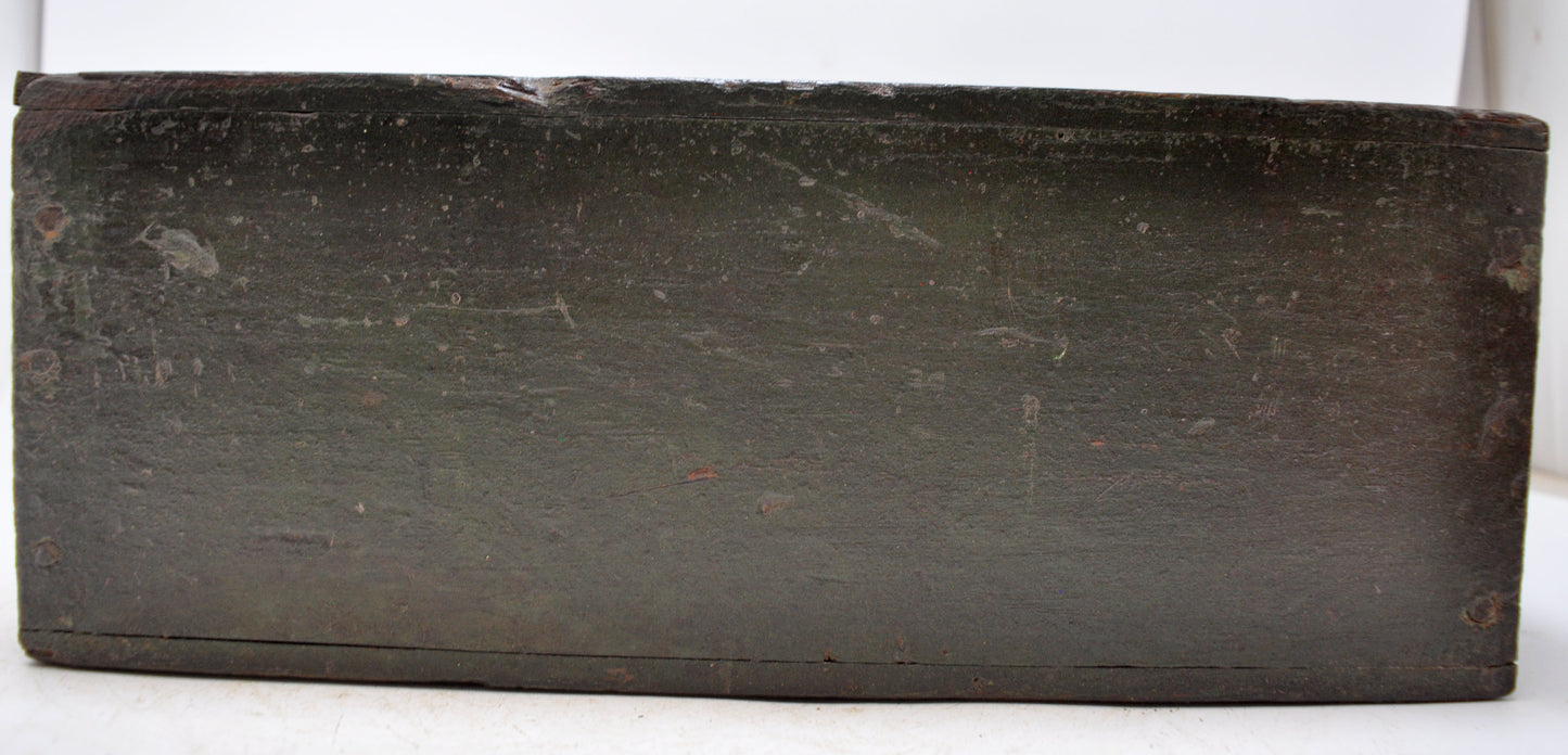Antique Wooden Kitchenware Spice Box Original Old Hand Crafted