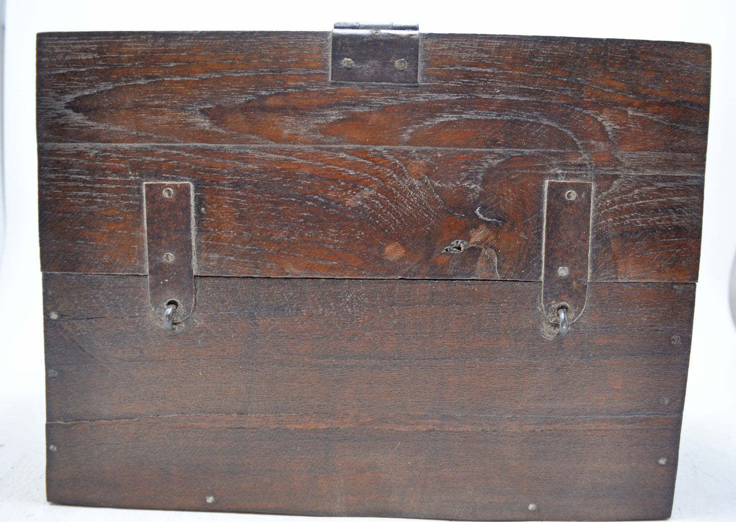 Antique Wooden Storage Chest Box Original Old Hand Crafted