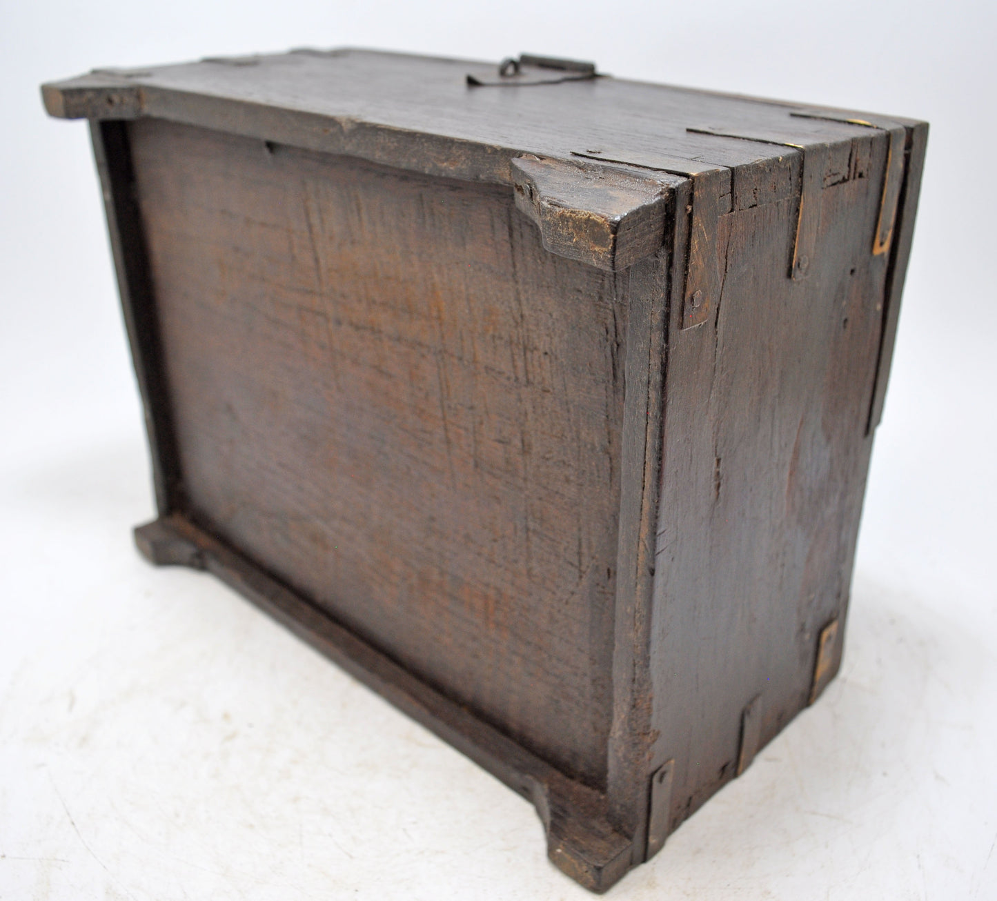 Antique Wooden Storage Chest Box Original Old Hand Crafted