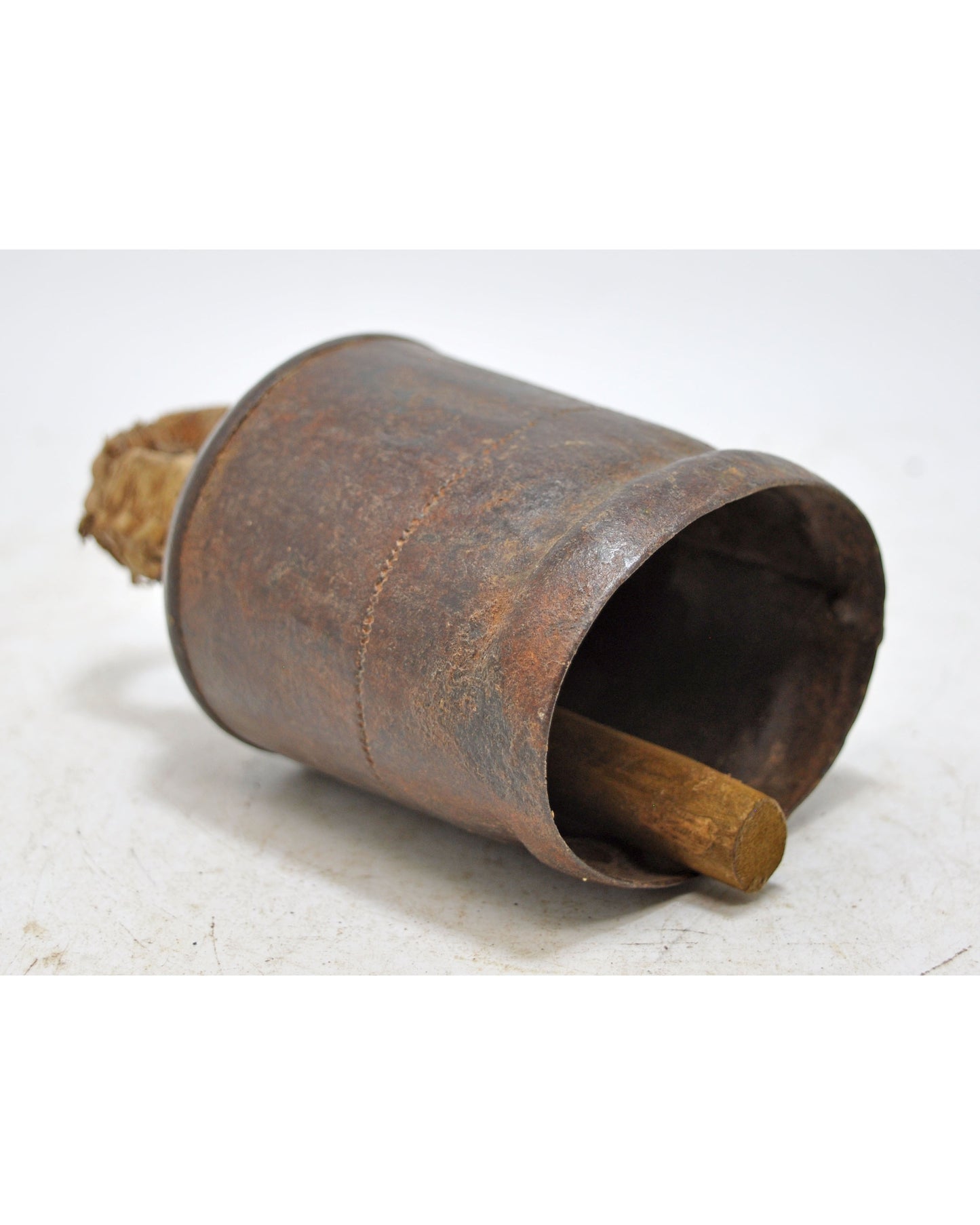 Antique Iron Animals Cow Bell Original Old Hand Crafted