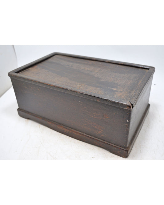 Antique Wooden Kitchenware Spice Box Big Size Original Old Hand Crafted