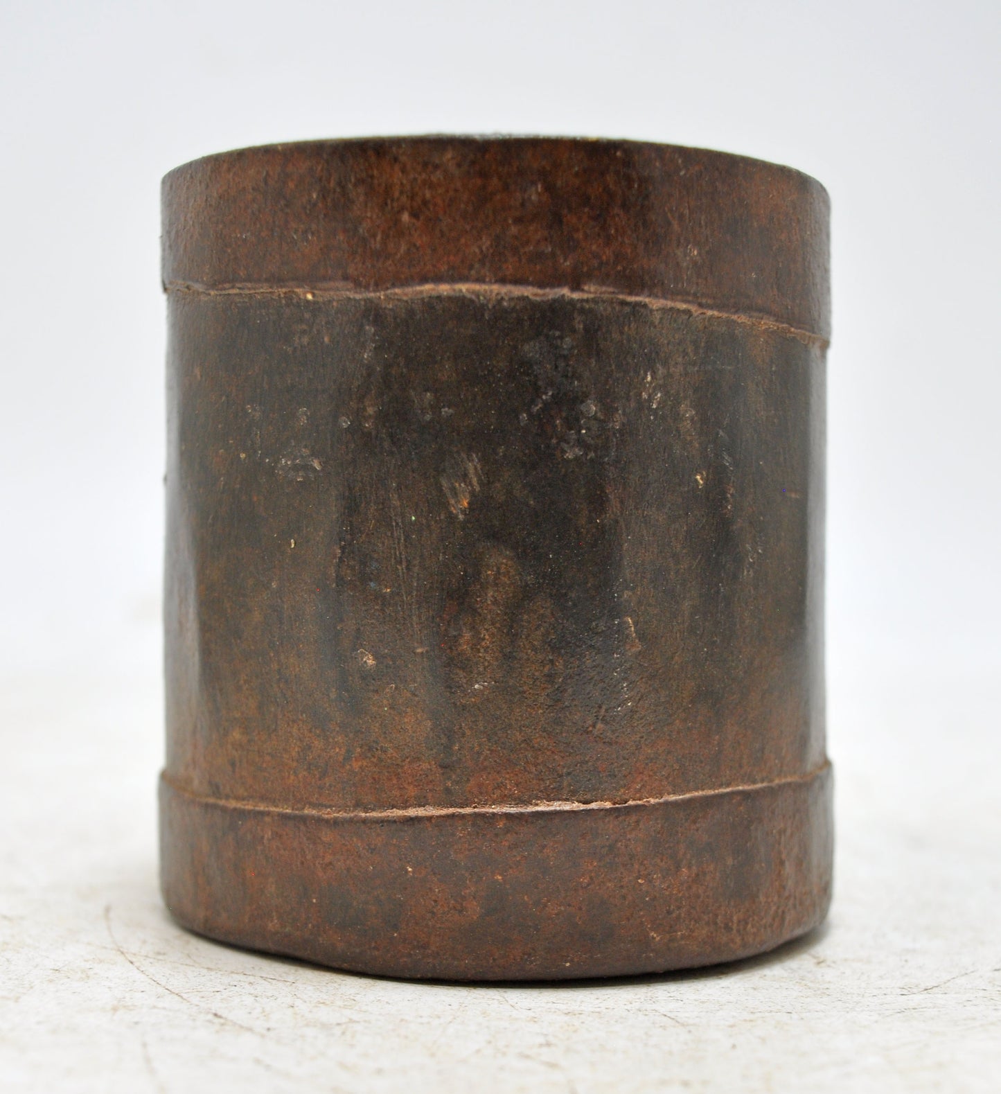 Antique Iron Grain Measurement Paili Pot Original Old Hand Crafted