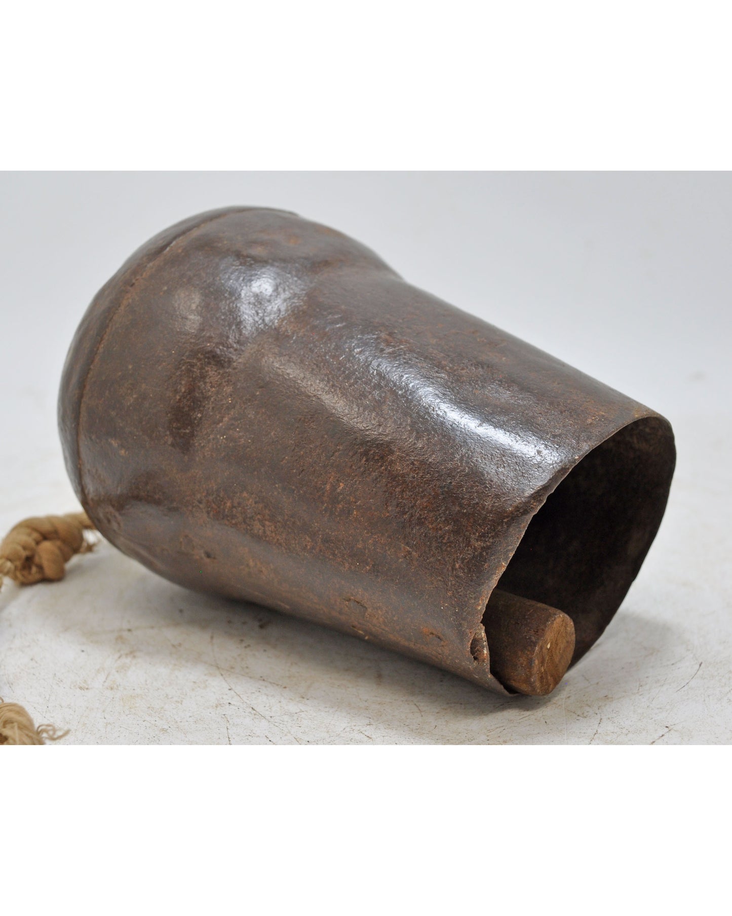 Antique Iron Animals Cow Bell Original Old Hand Crafted