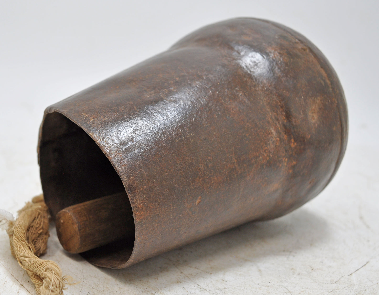 Antique Iron Animals Cow Bell Original Old Hand Crafted