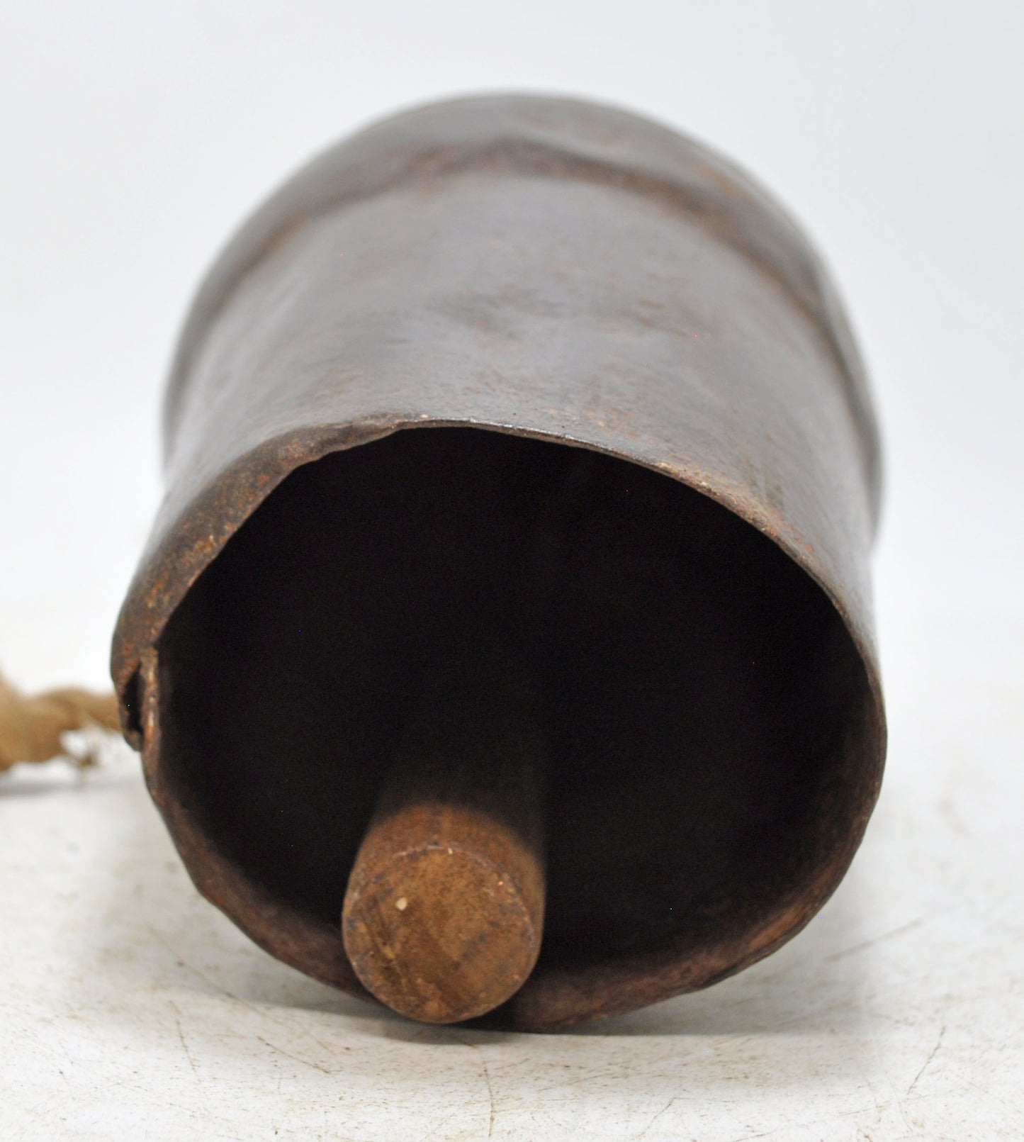 Antique Iron Animals Cow Bell Original Old Hand Crafted