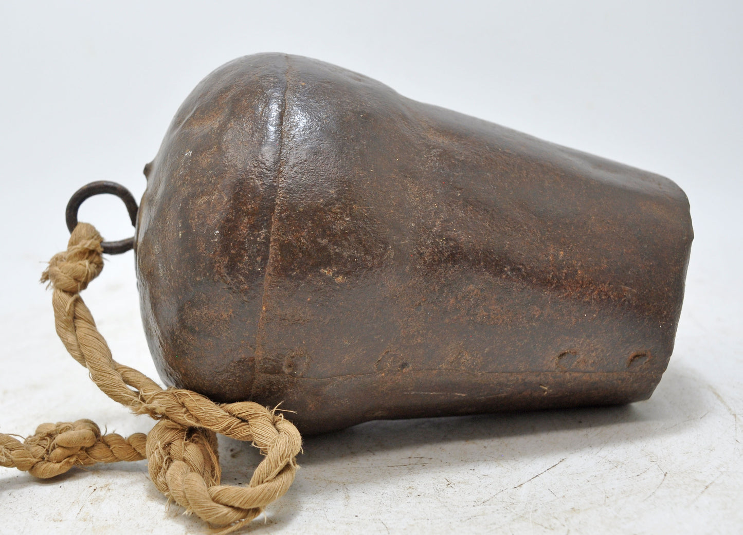 Antique Iron Animals Cow Bell Original Old Hand Crafted
