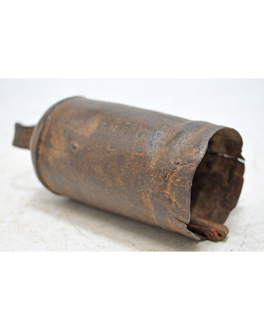 Antique Iron Animals Cow Bell Original Old Hand Crafted