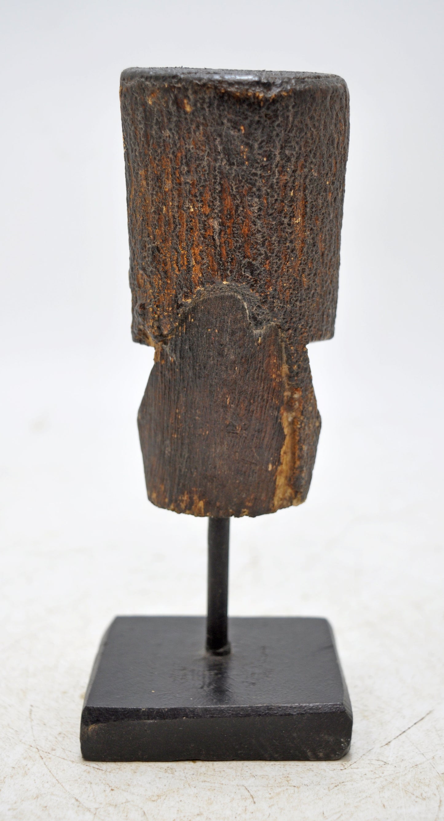 Vintage Wooden Puppet Head Bust Figurine Original Old Hand Carved Painted