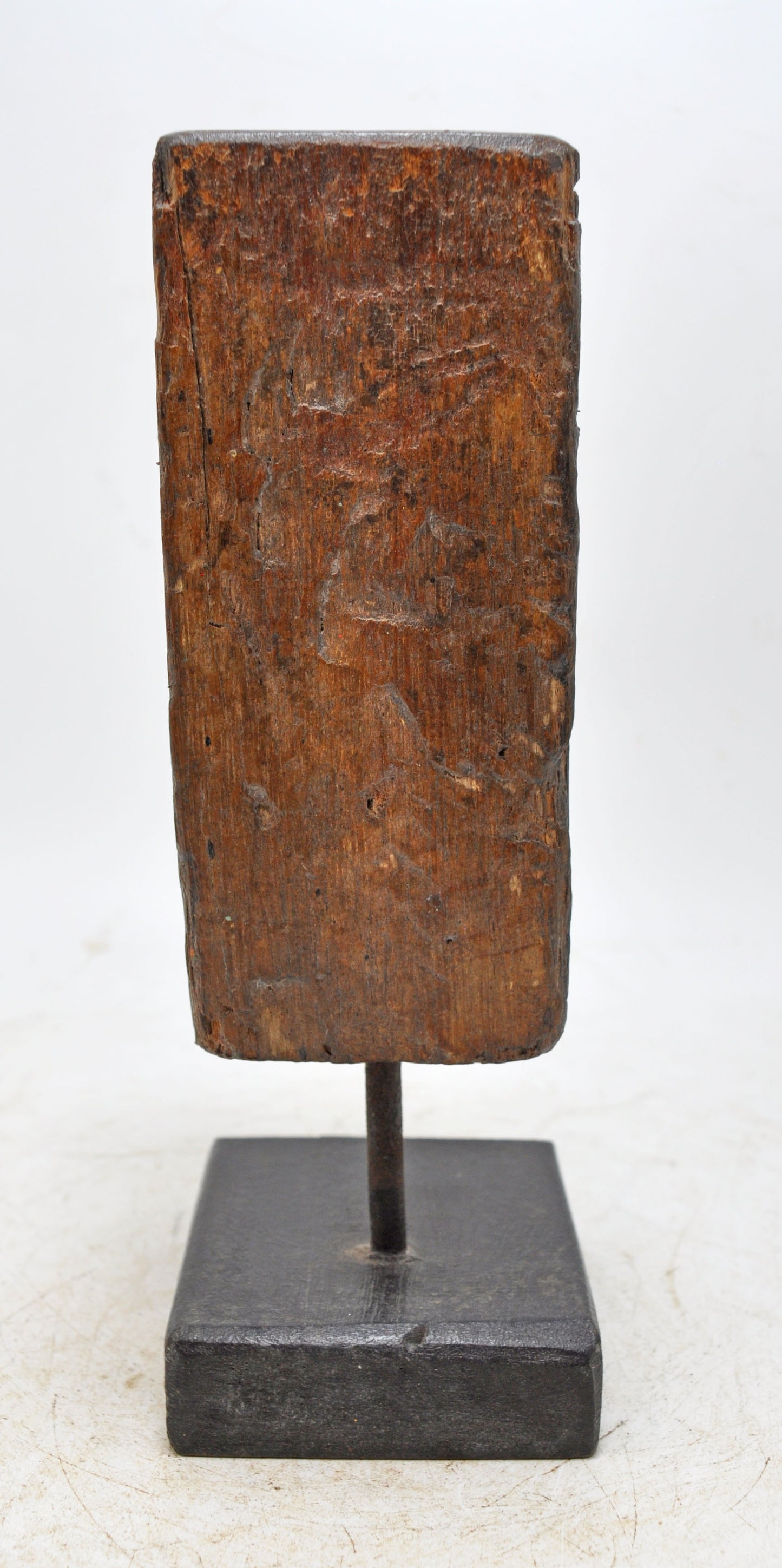 Antique Wooden Carving Block Bracket Candle Holder Original Old Hand Carved