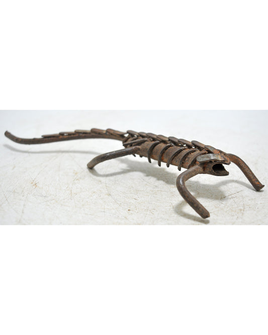 Vintage Iron Scorpion Figurine Original Old Hand Crafted