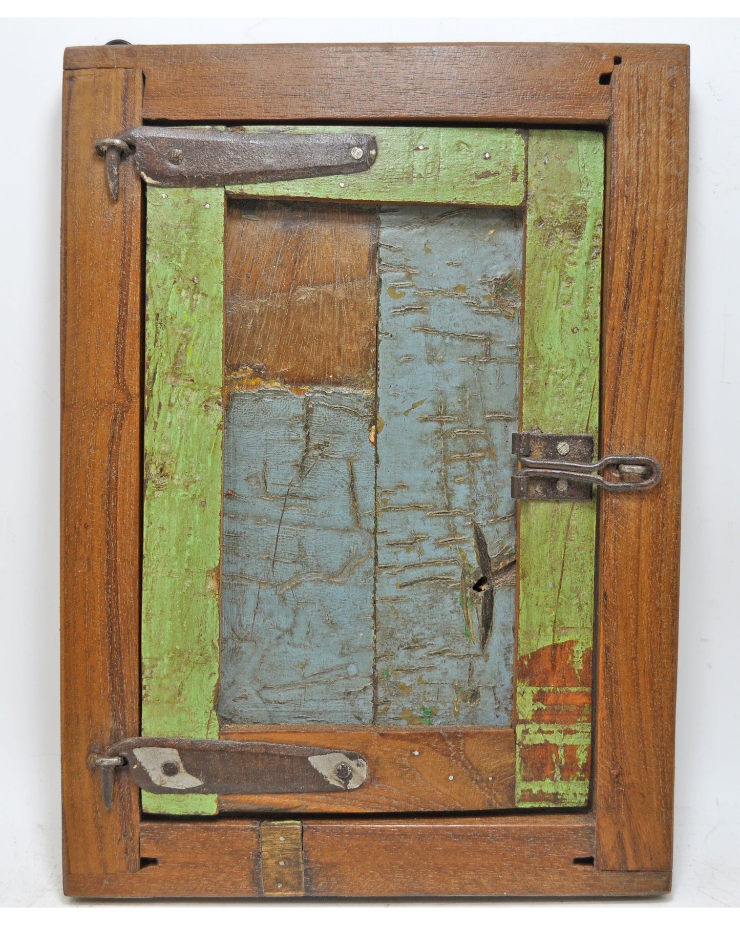 Salvage Reclaimed Old Wooden Wall Décor Window Panel Original Hand Crafted