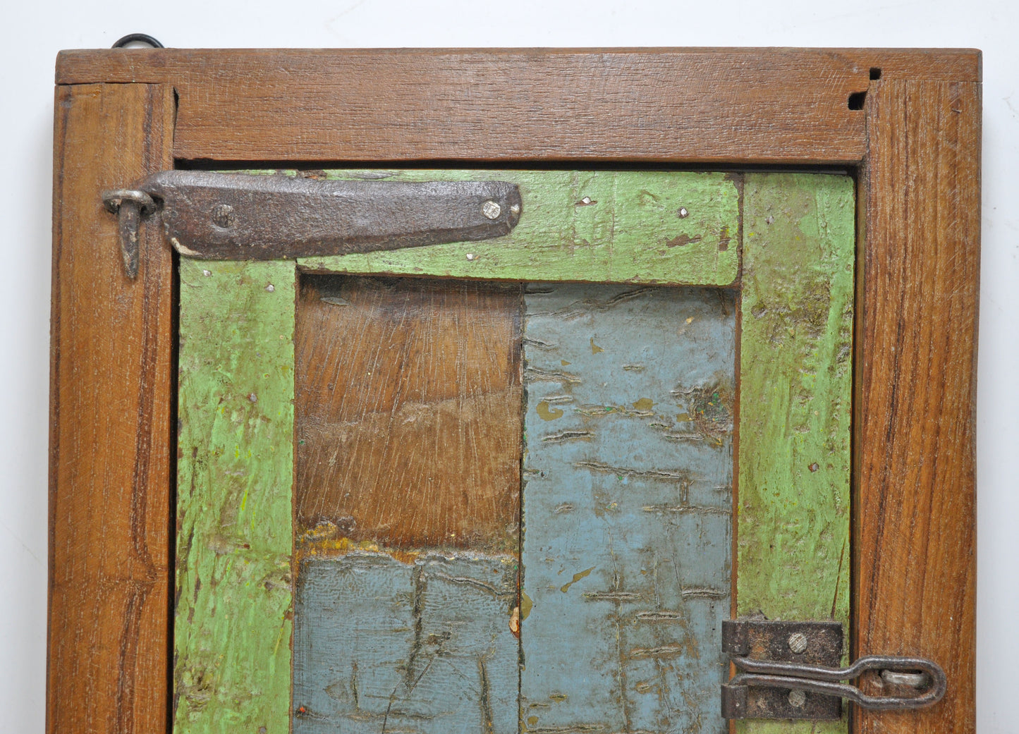 Salvage Reclaimed Old Wooden Wall Décor Window Panel Original Hand Crafted