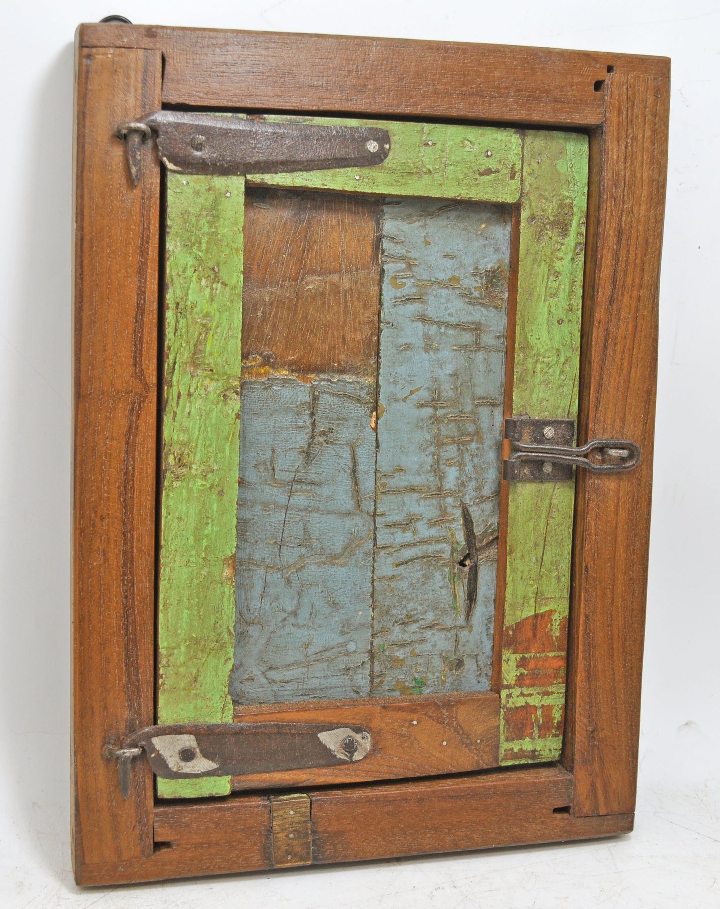 Salvage Reclaimed Old Wooden Wall Décor Window Panel Original Hand Crafted