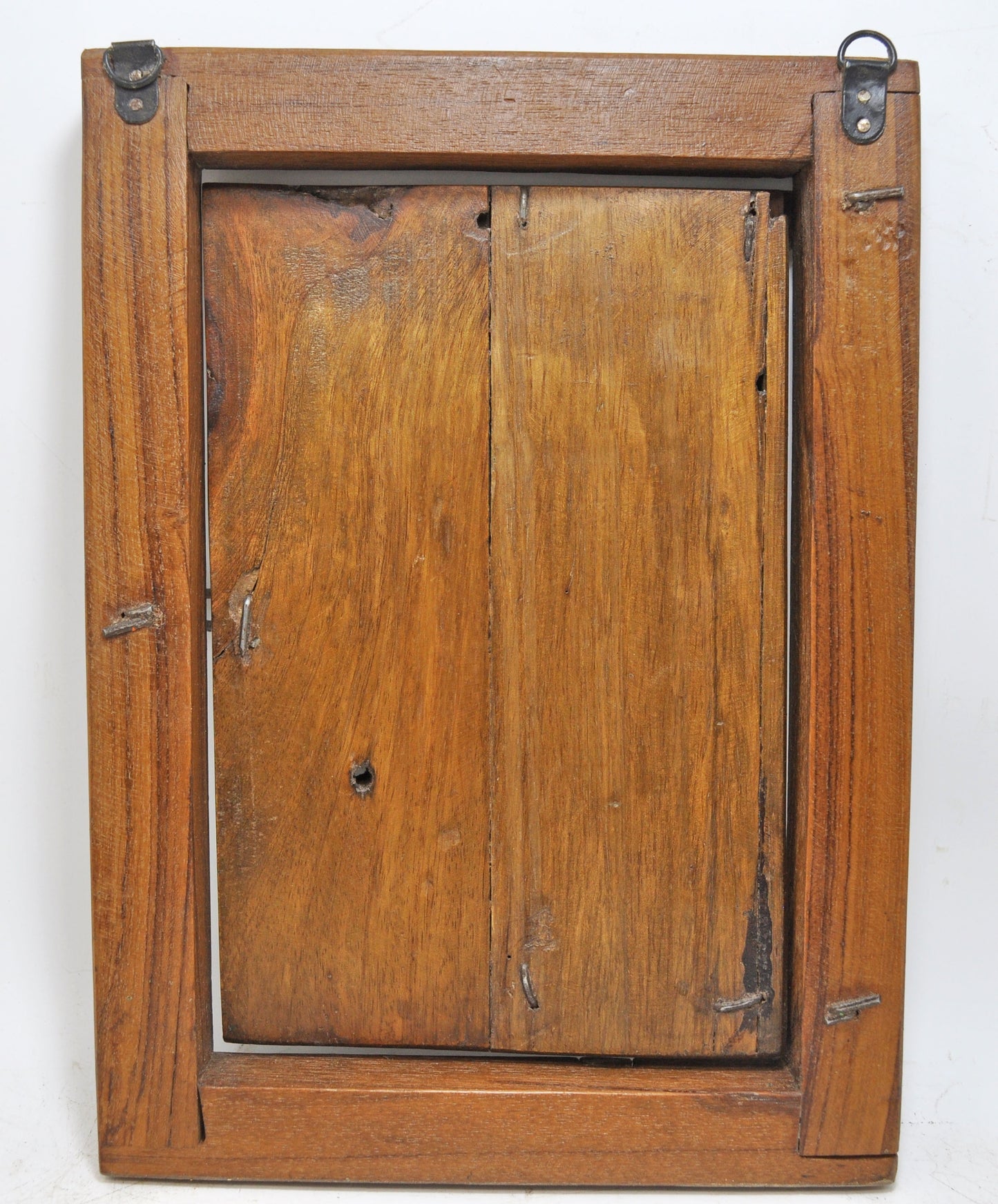 Salvage Reclaimed Old Wooden Wall Décor Window Panel Original Hand Crafted