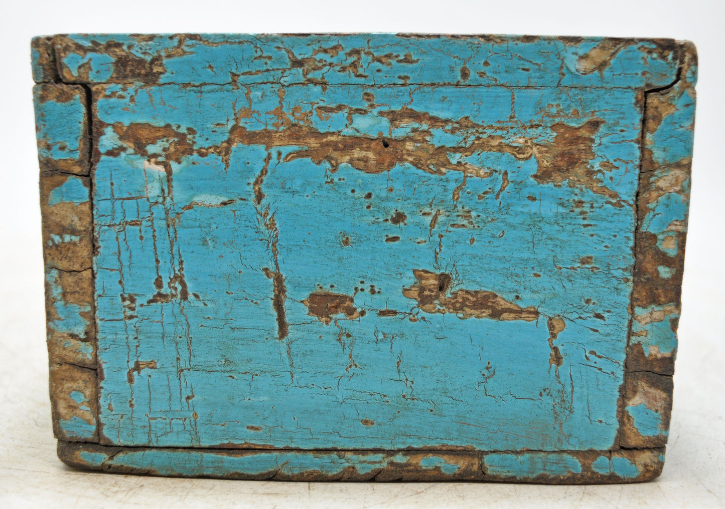 Antique Wooden Kitchenware Spice Box Original Old Hand Crafted Newly Painted