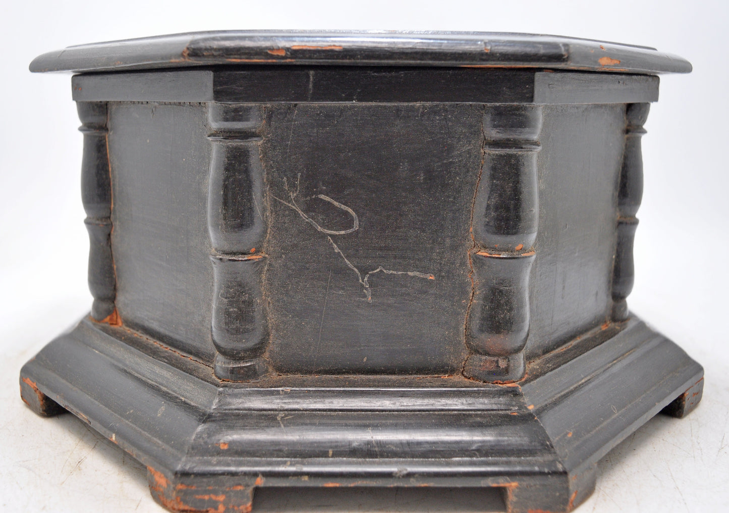 Antique Wooden His Masters Voice Gramophone Box Original Old Hand Crafted