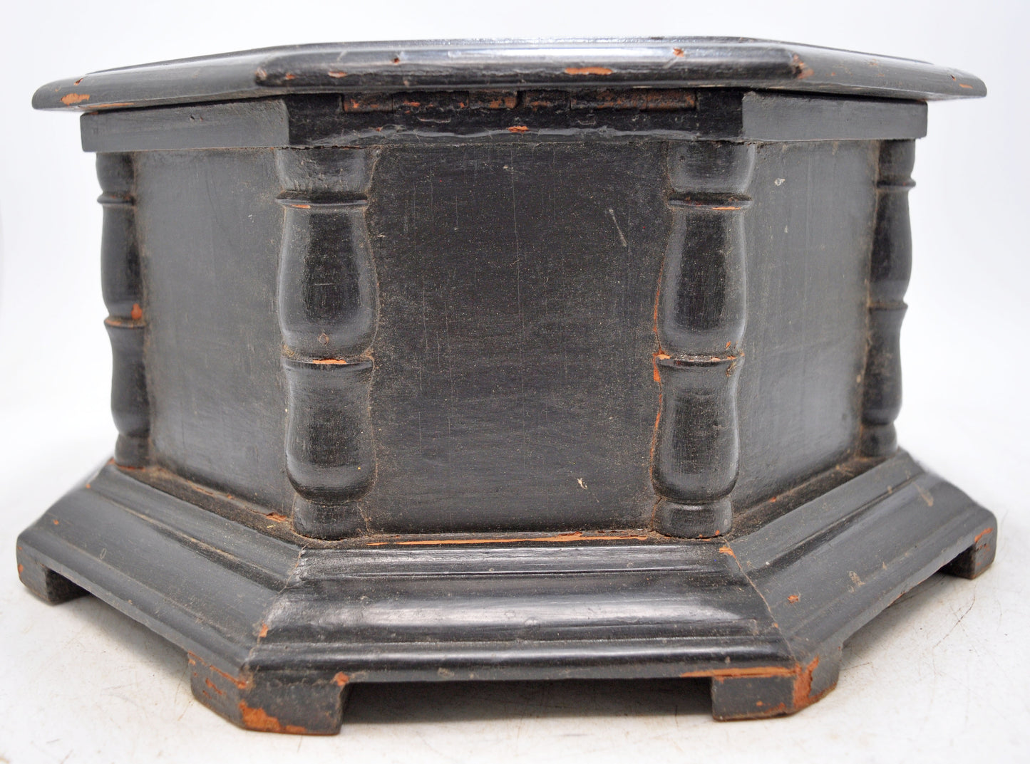 Antique Wooden His Masters Voice Gramophone Box Original Old Hand Crafted