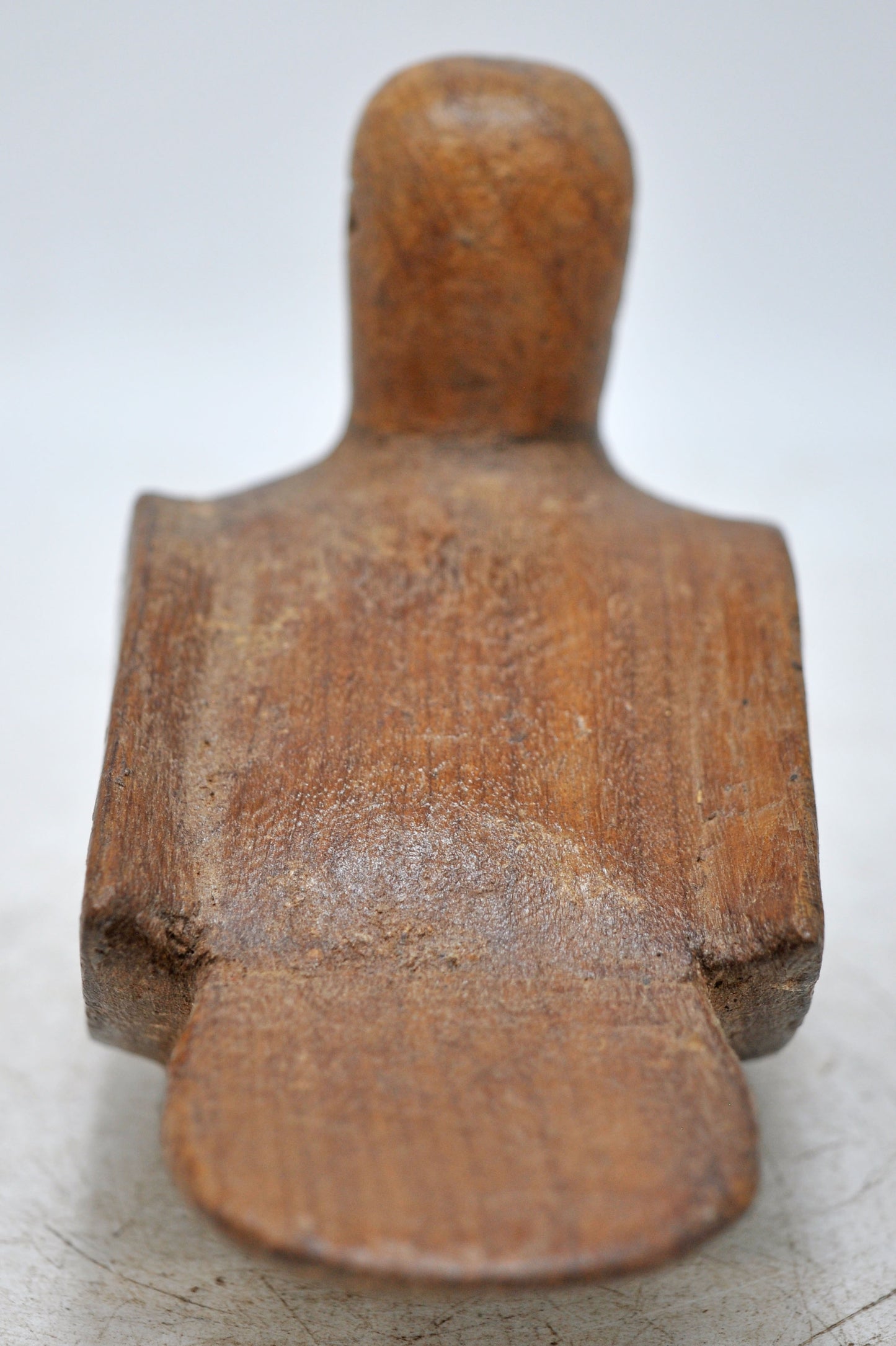 Vintage Wooden Bird Figurine Original Old Hand Carved
