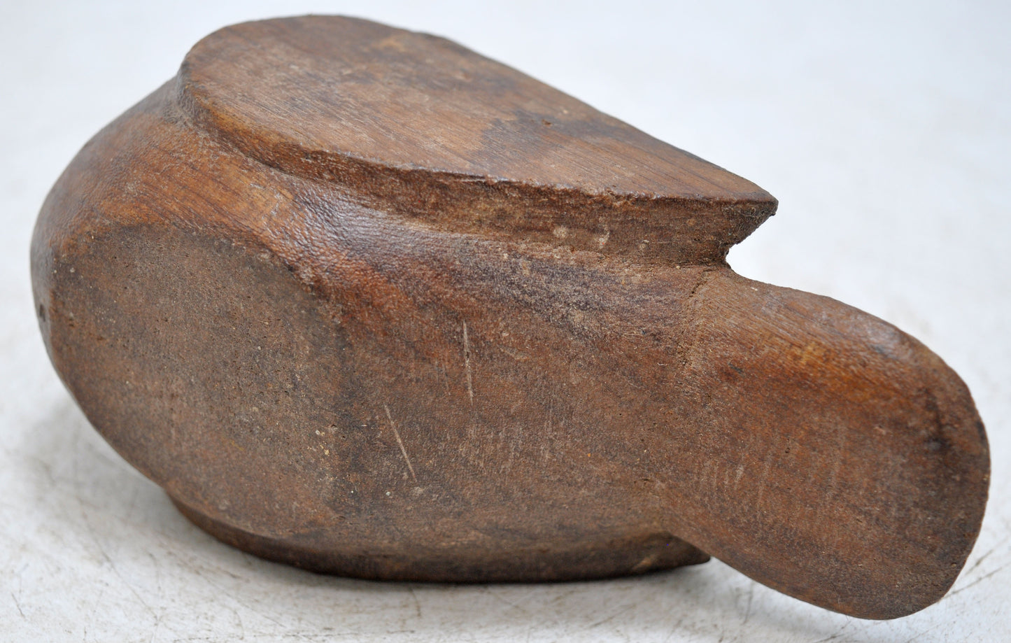 Vintage Wooden Bird Figurine Original Old Hand Carved