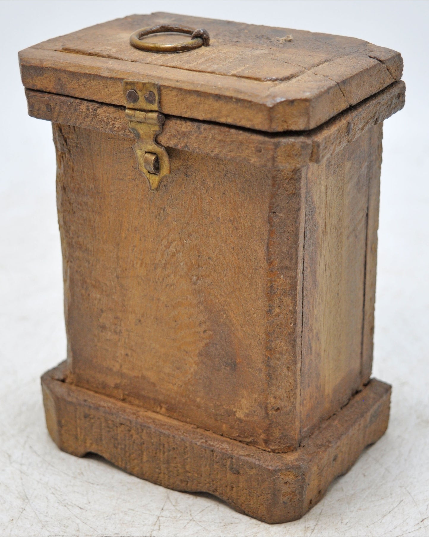 Vintage Wooden Smal Storage Box Original Old Hand Crafted