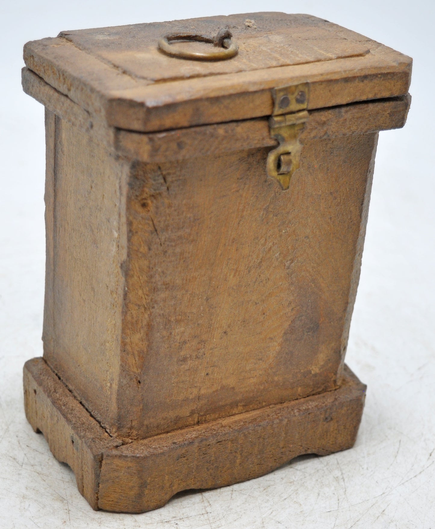 Vintage Wooden Smal Storage Box Original Old Hand Crafted