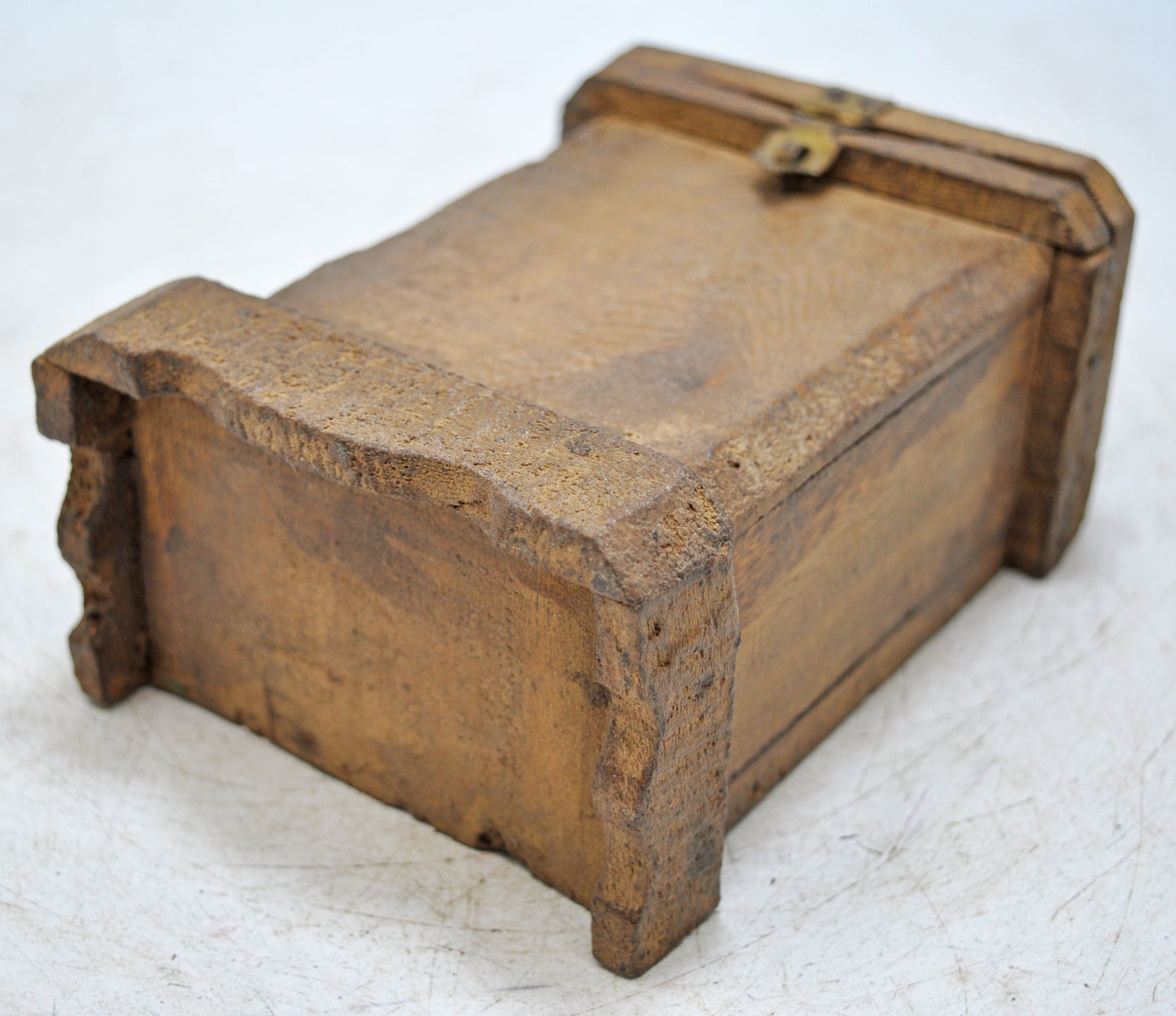 Vintage Wooden Smal Storage Box Original Old Hand Crafted