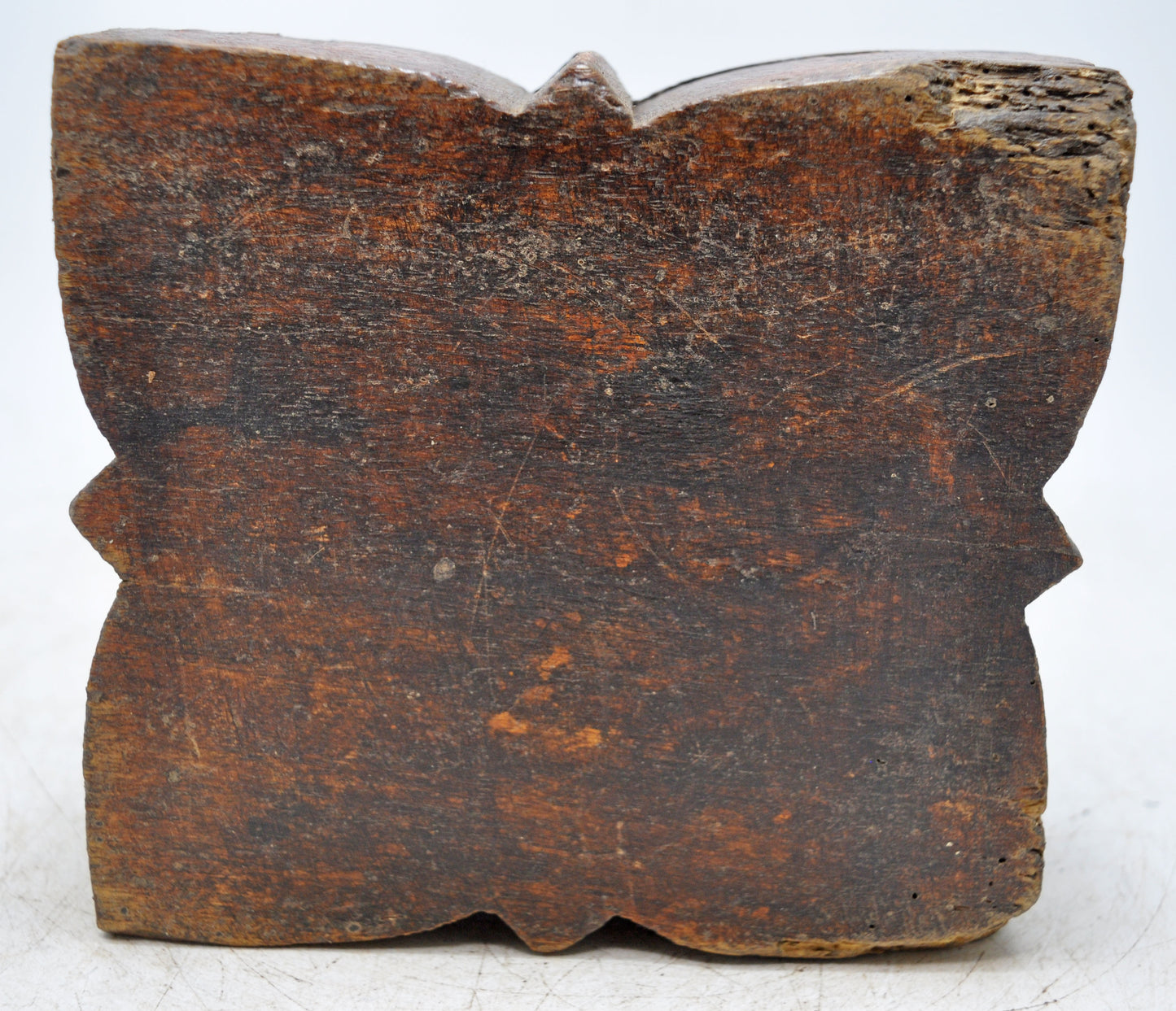 Antique Wooden Kitchenware Spice Box Original Old Hand Carved