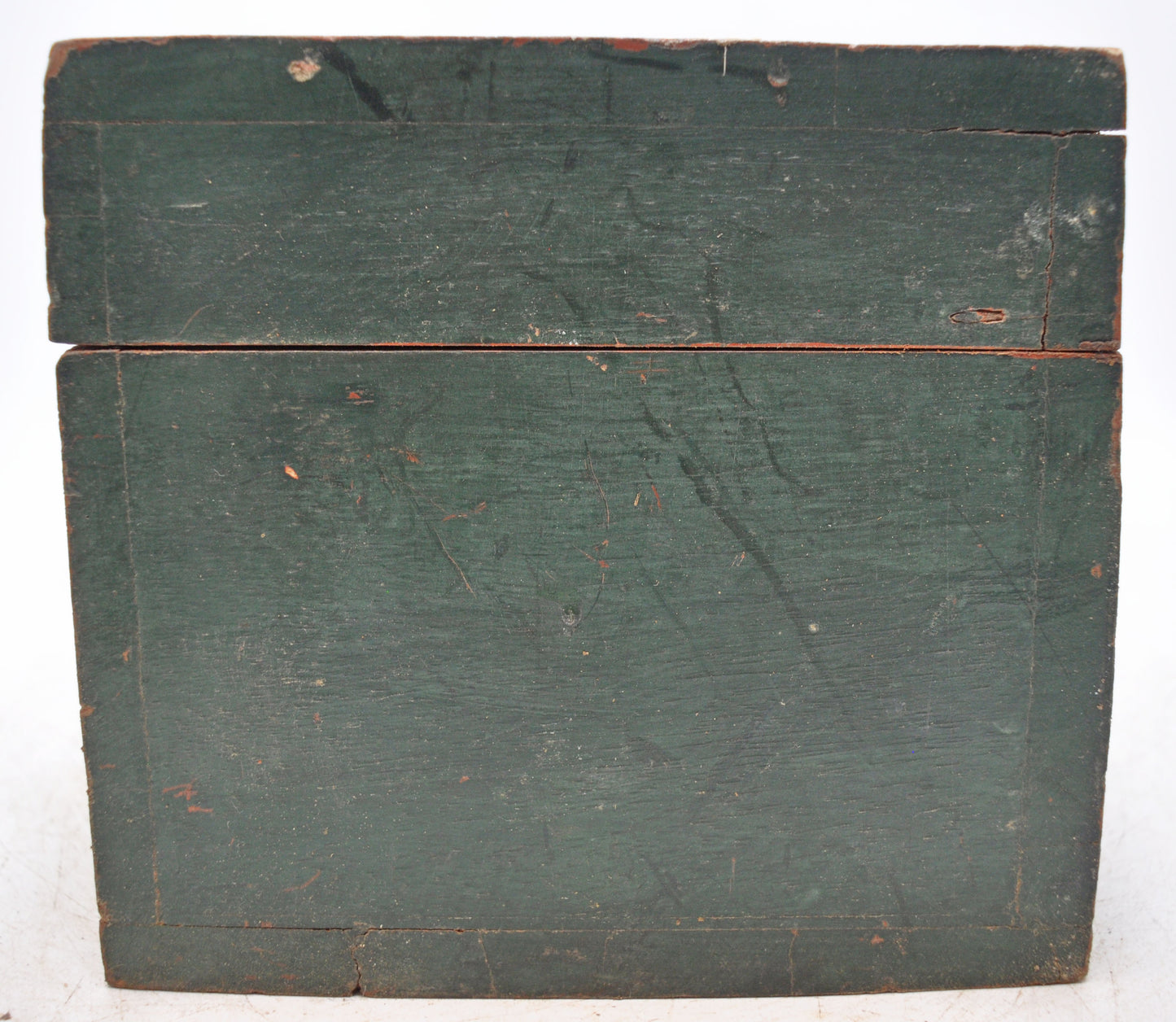 Vintage Wooden Storage Chest Box Original Old Hand Crafted Painted