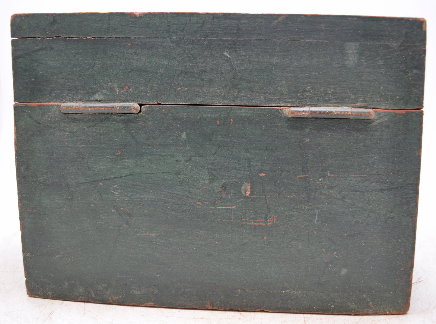 Vintage Wooden Storage Chest Box Original Old Hand Crafted Painted