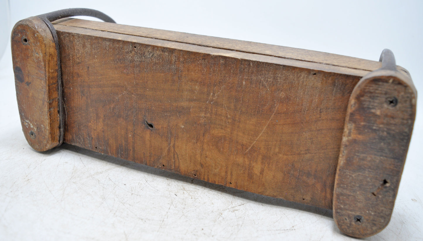 Vintage Wooden Horse Stirrups Design Small Tray Original Old Hand Crafted