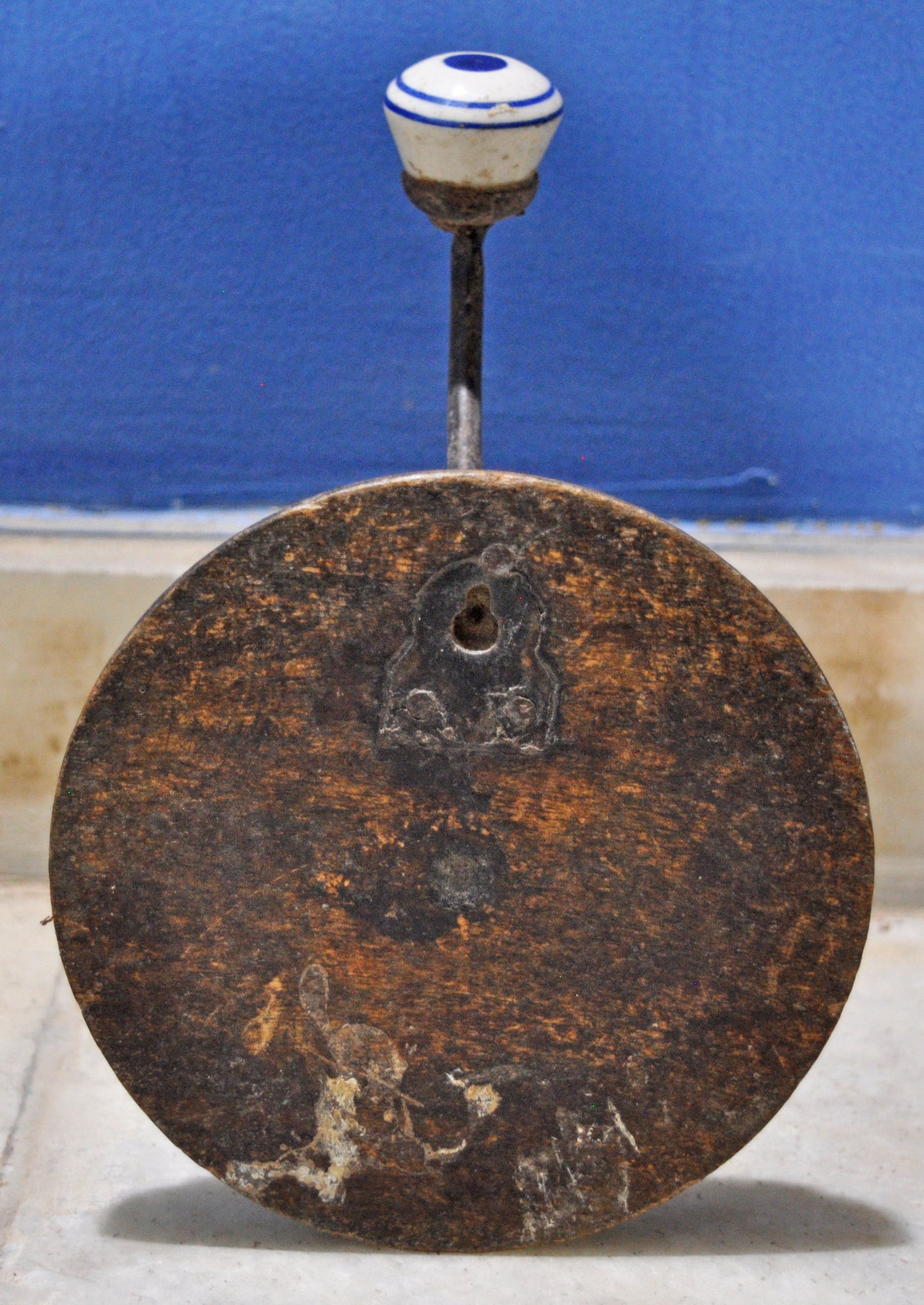 Vintage Wooden Wall Hanging 1 Hook Hanger Original Old Hand Crafted