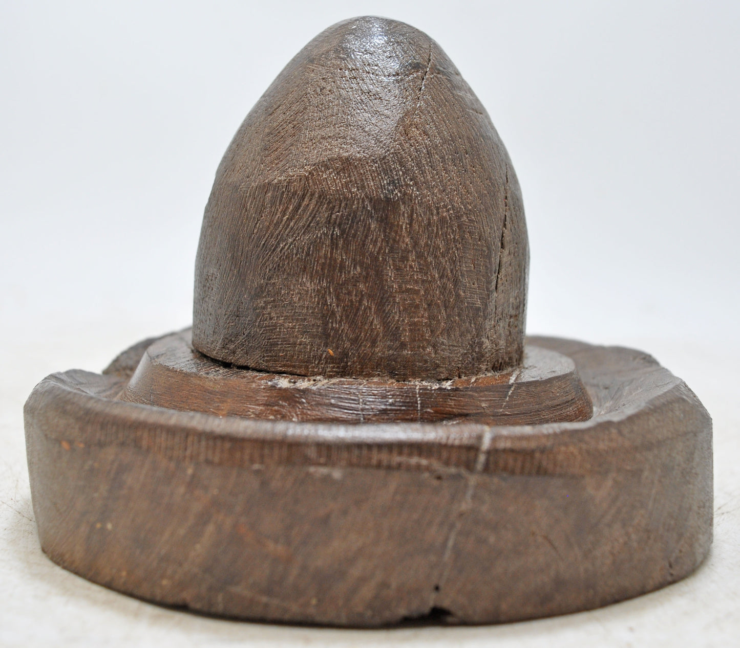 Antique Wooden God Shiva Linga Idol Original Old Fine Hand Carved