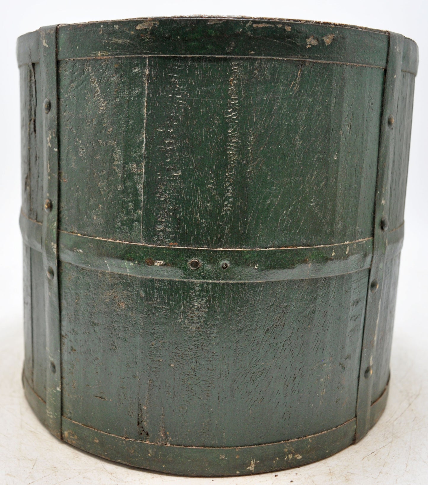 Vintage Wooden Grain Measurement Paili Pot Original Old Hand Carved