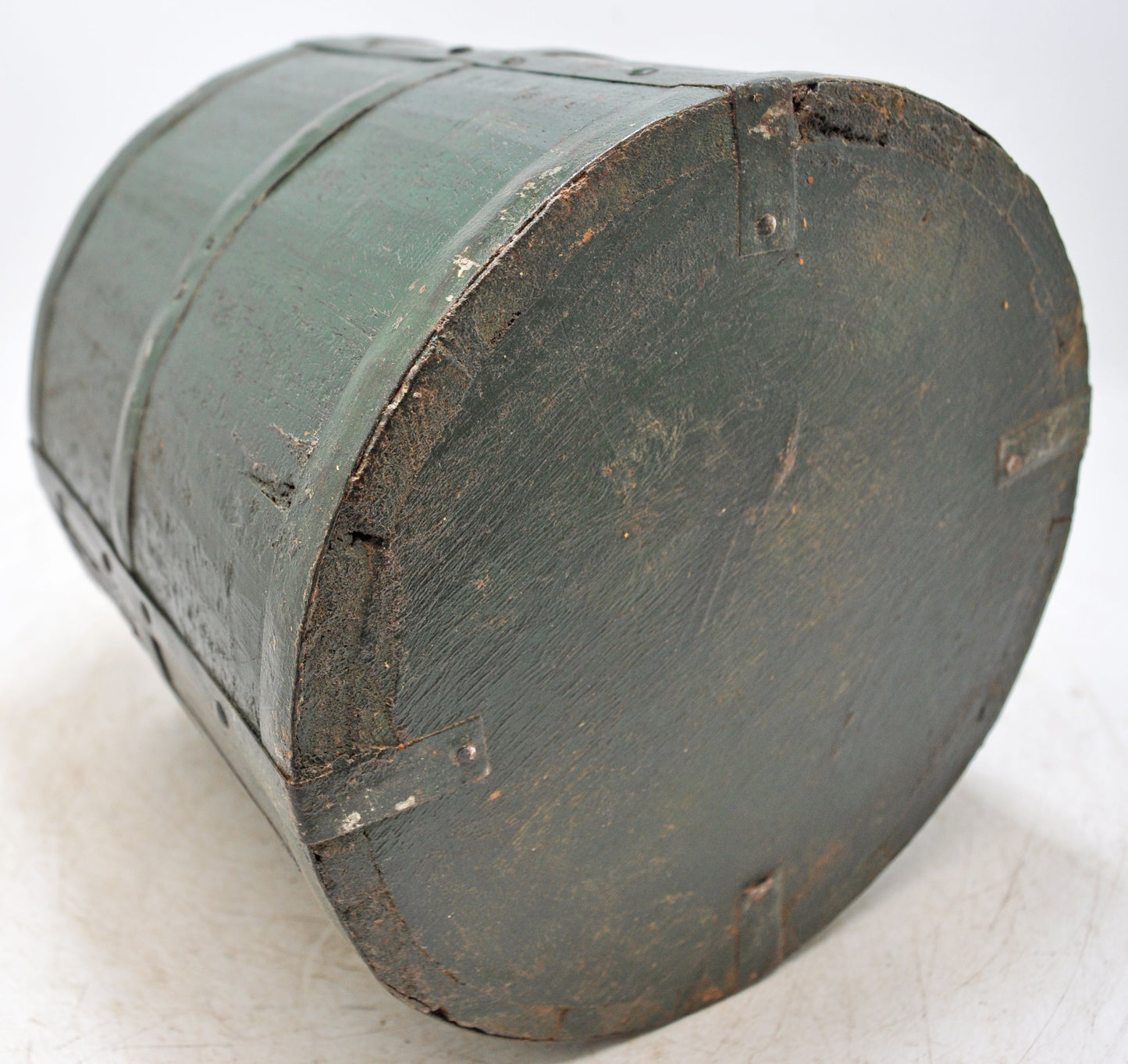 Vintage Wooden Grain Measurement Paili Pot Original Old Hand Carved