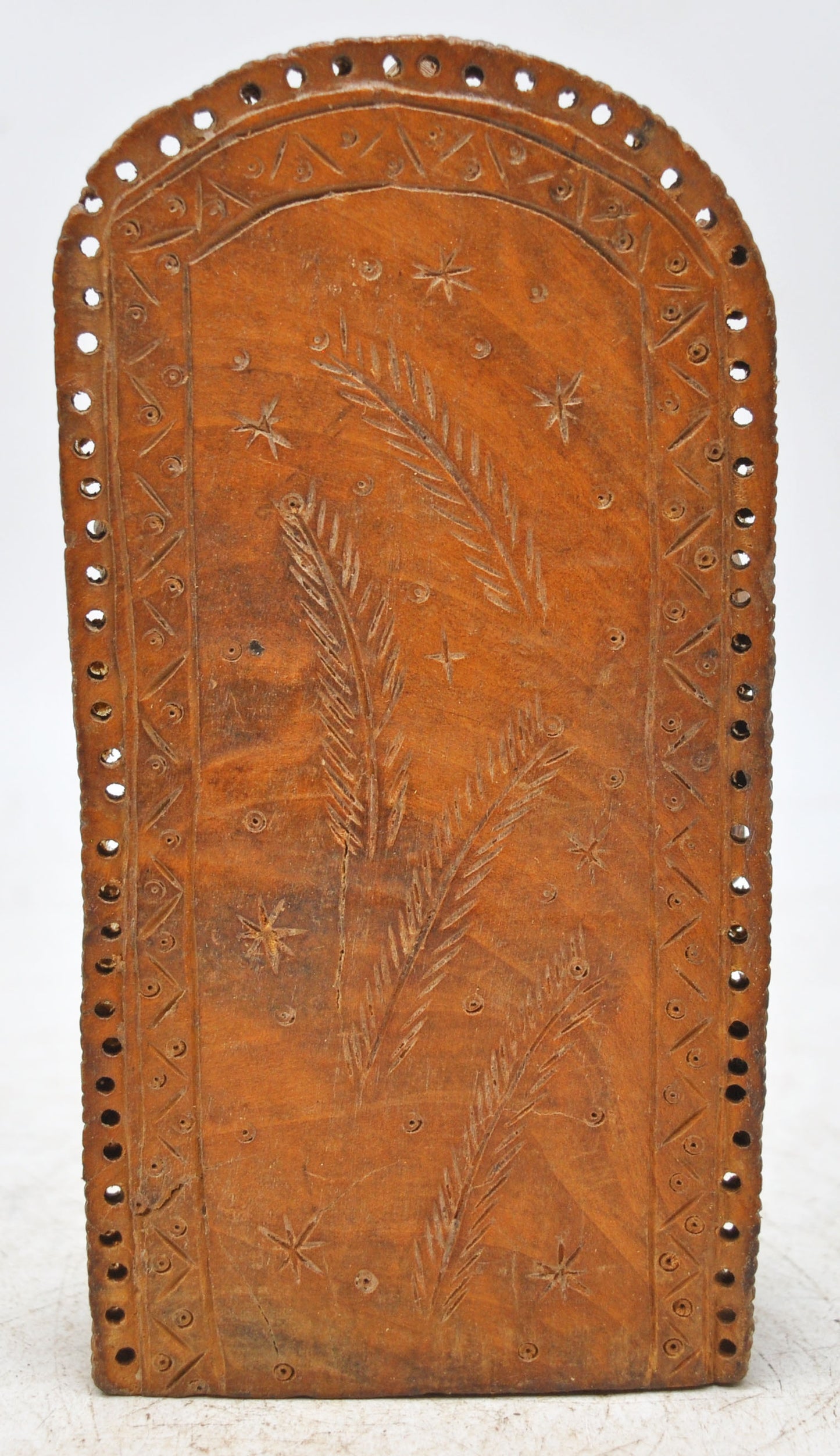 Antique Wooden God Shiva Idol Figurine Original Old Fine Hand carved