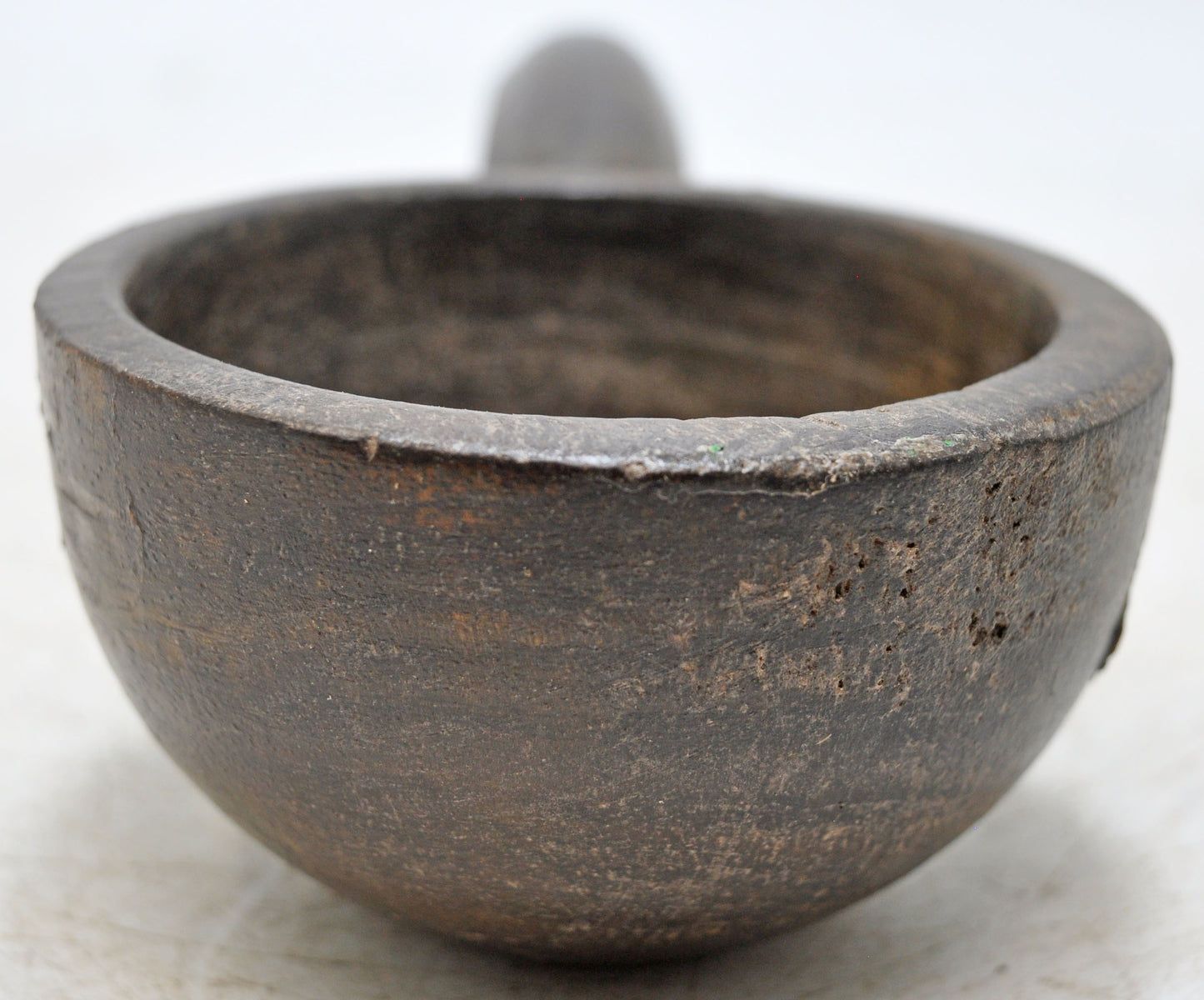 Antique Wooden and Iron Kitchenware Oil Spoon Original Old Hand Crafted