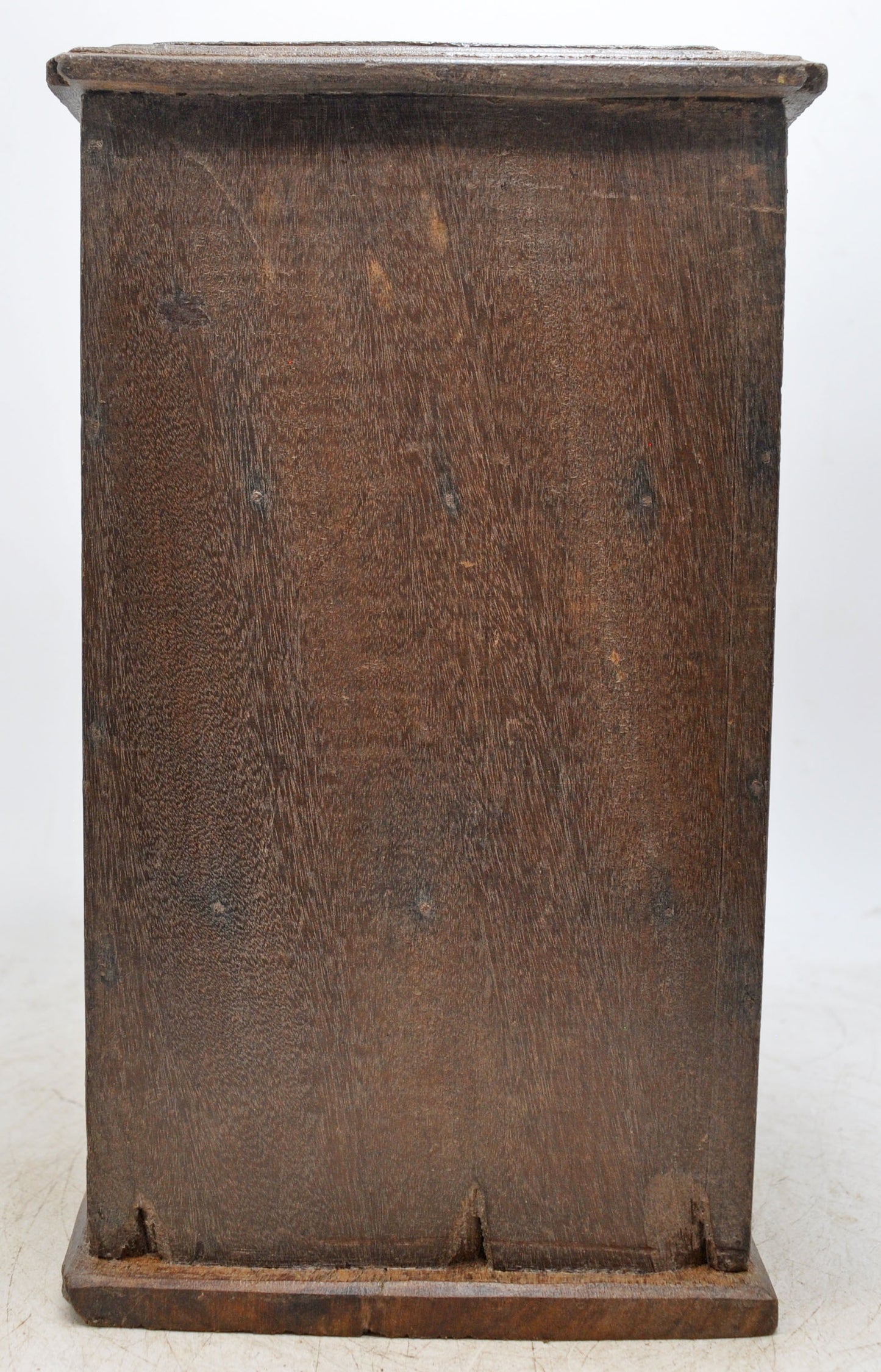 Vintage Wooden Tall 3 Drawer Storage Box Chest Original Old Hand Crafted