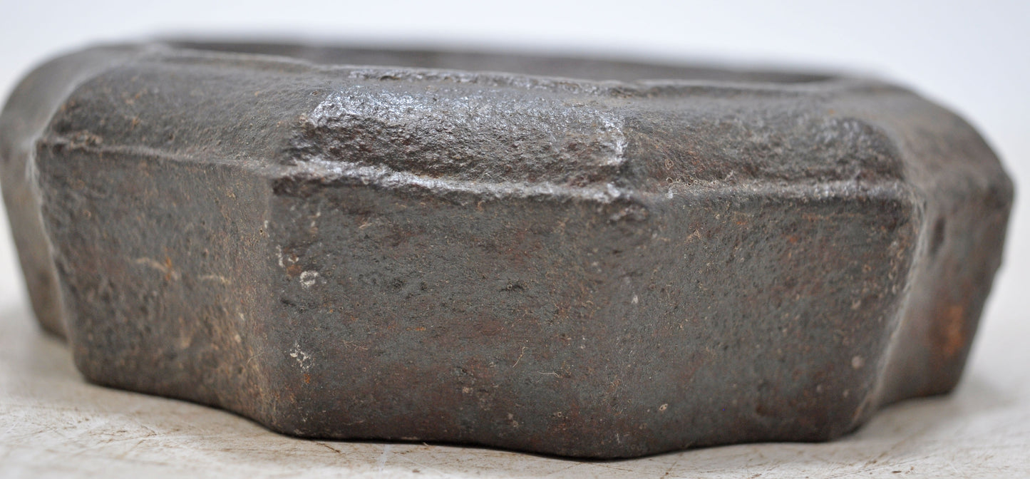 Antique Iron Mercantile Measuring Weight Jaipur State 2 Seer Original Old