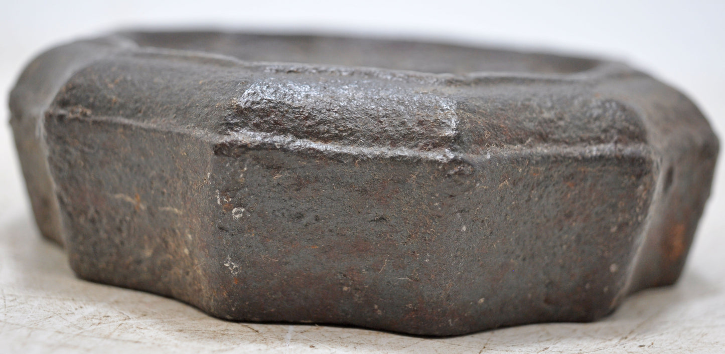 Antique Iron Mercantile Measuring Weight Jaipur State 2 Seer Original Old