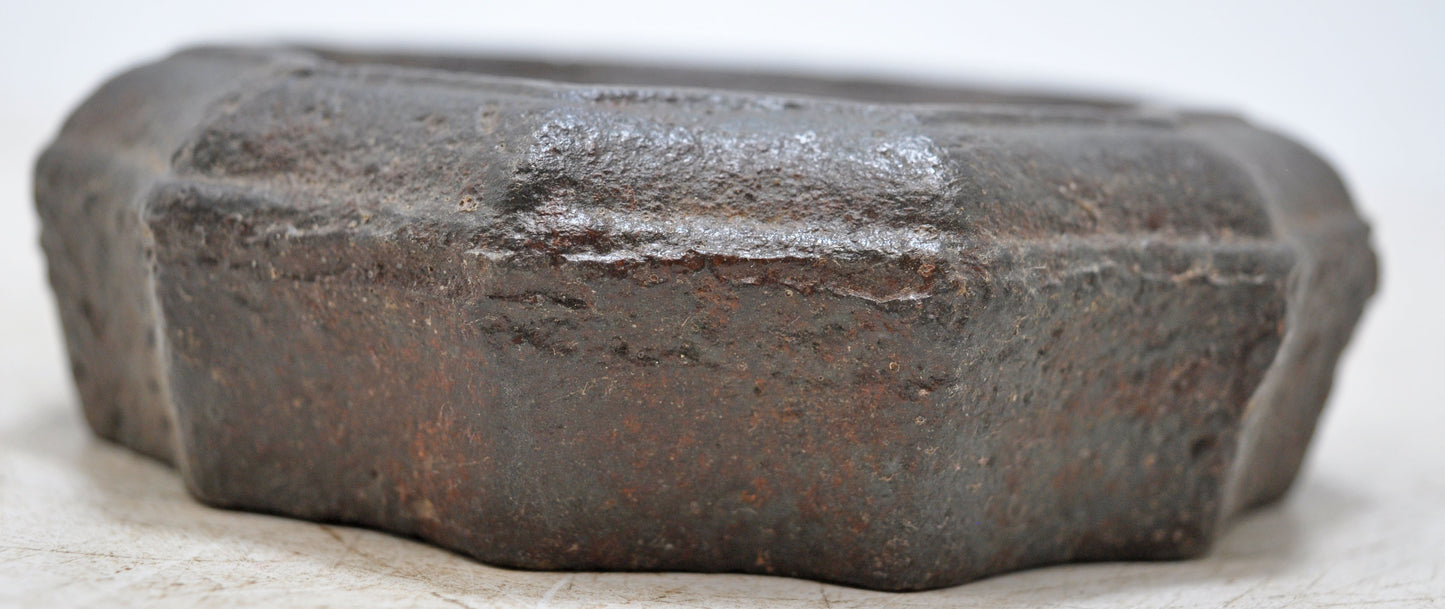 Antique Iron Mercantile Measuring Weight Jaipur State 2 Seer Original Old