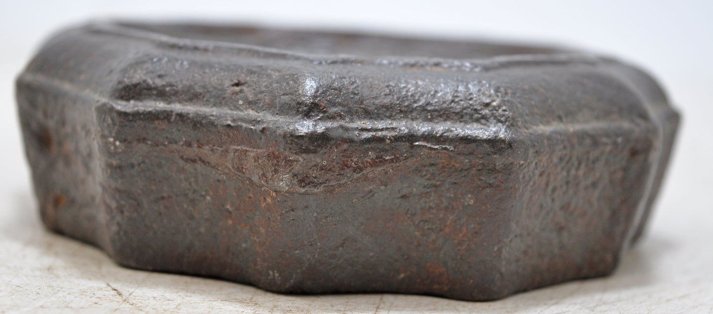 Antique Iron Mercantile Measuring Weight Jaipur State 2 Seer Original Old