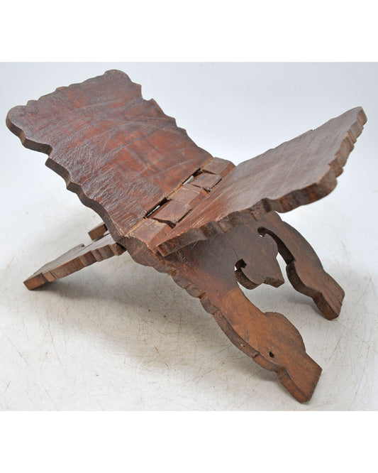 Antique Wooden Holy Quran Book Stand Original Old Hand Crafted