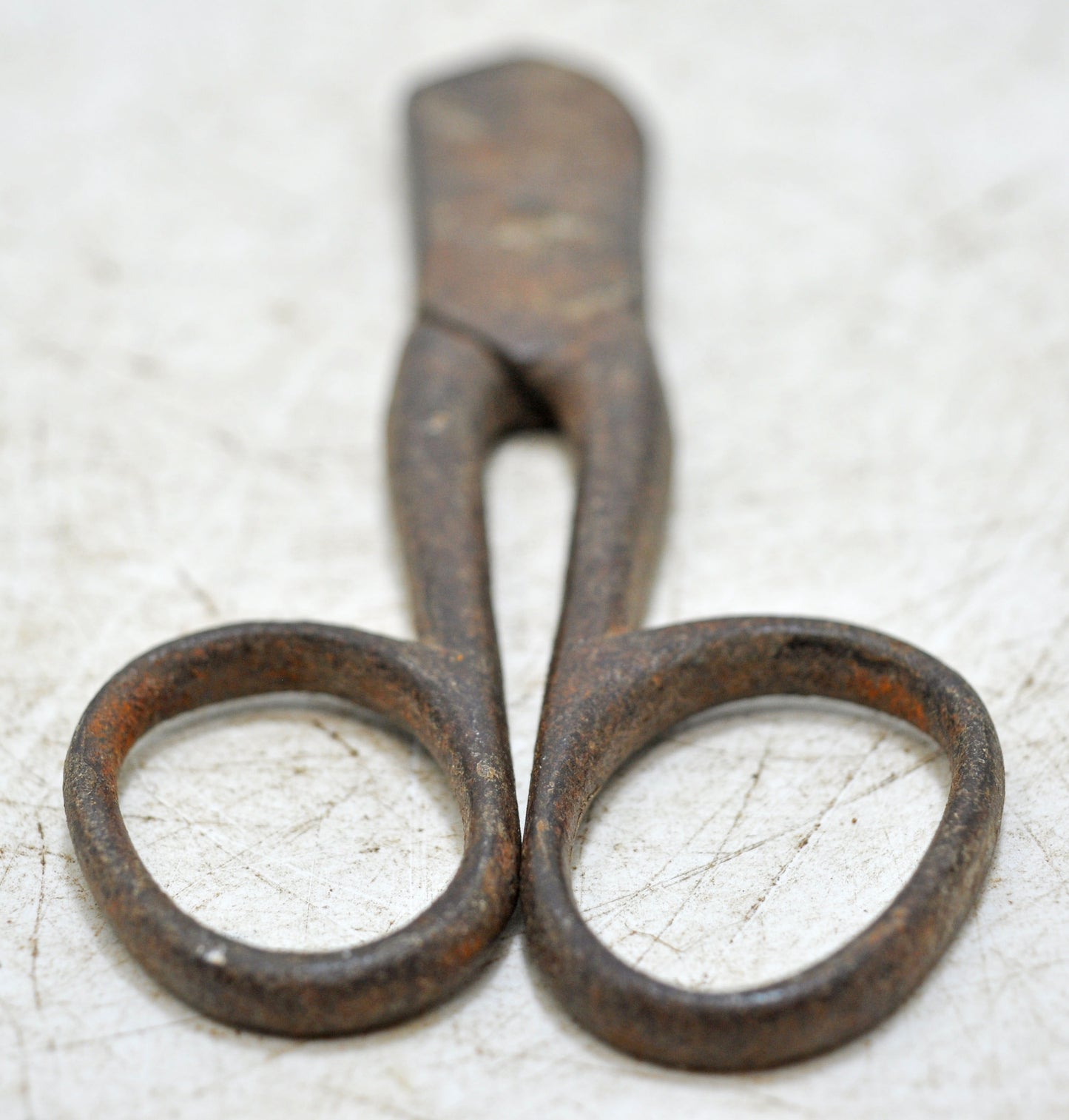 Antique Iron Small Scissors Original Old Hand Crafted
