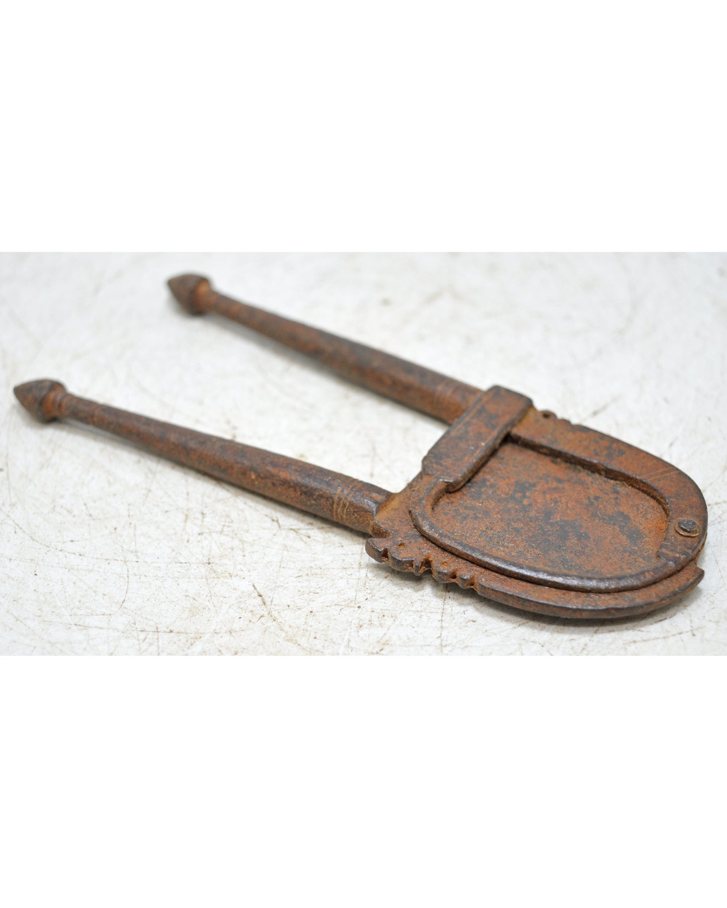 Antique Iron Betel Nut Cutter Sarota Original Old Hand Crafted Engraved