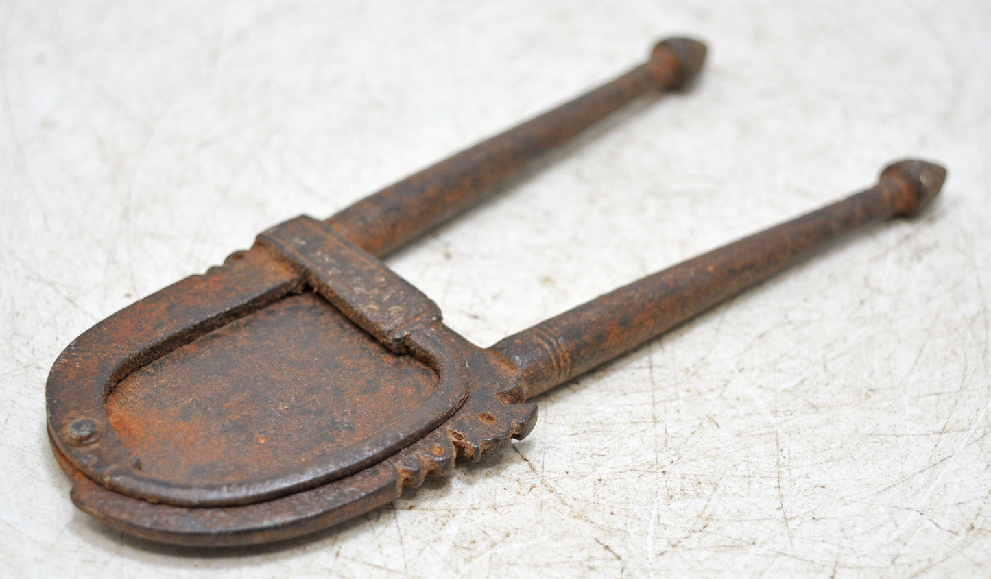 Antique Iron Betel Nut Cutter Sarota Original Old Hand Crafted Engraved